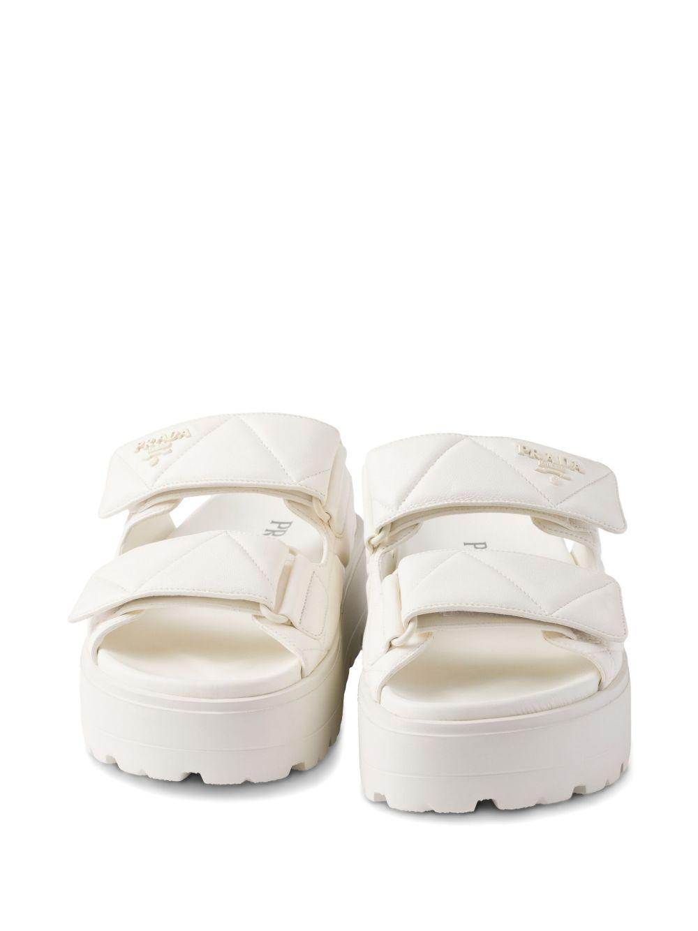 45mm padded leather sandals Product Image