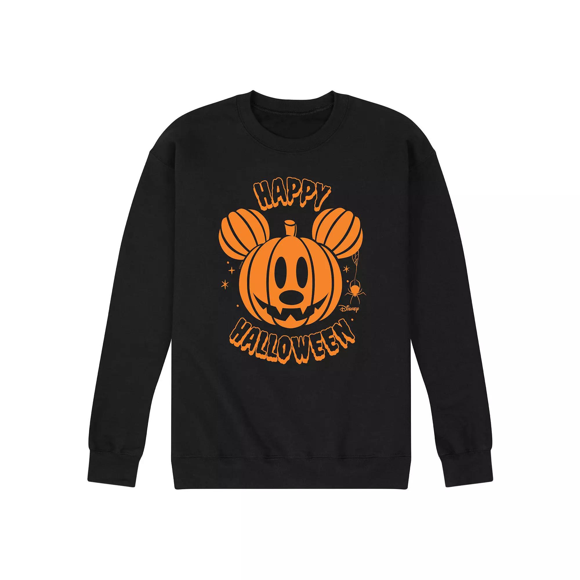 Disney's Mickey Mouse Men's Pumpkin Fleece Sweatshirt,  Product Image