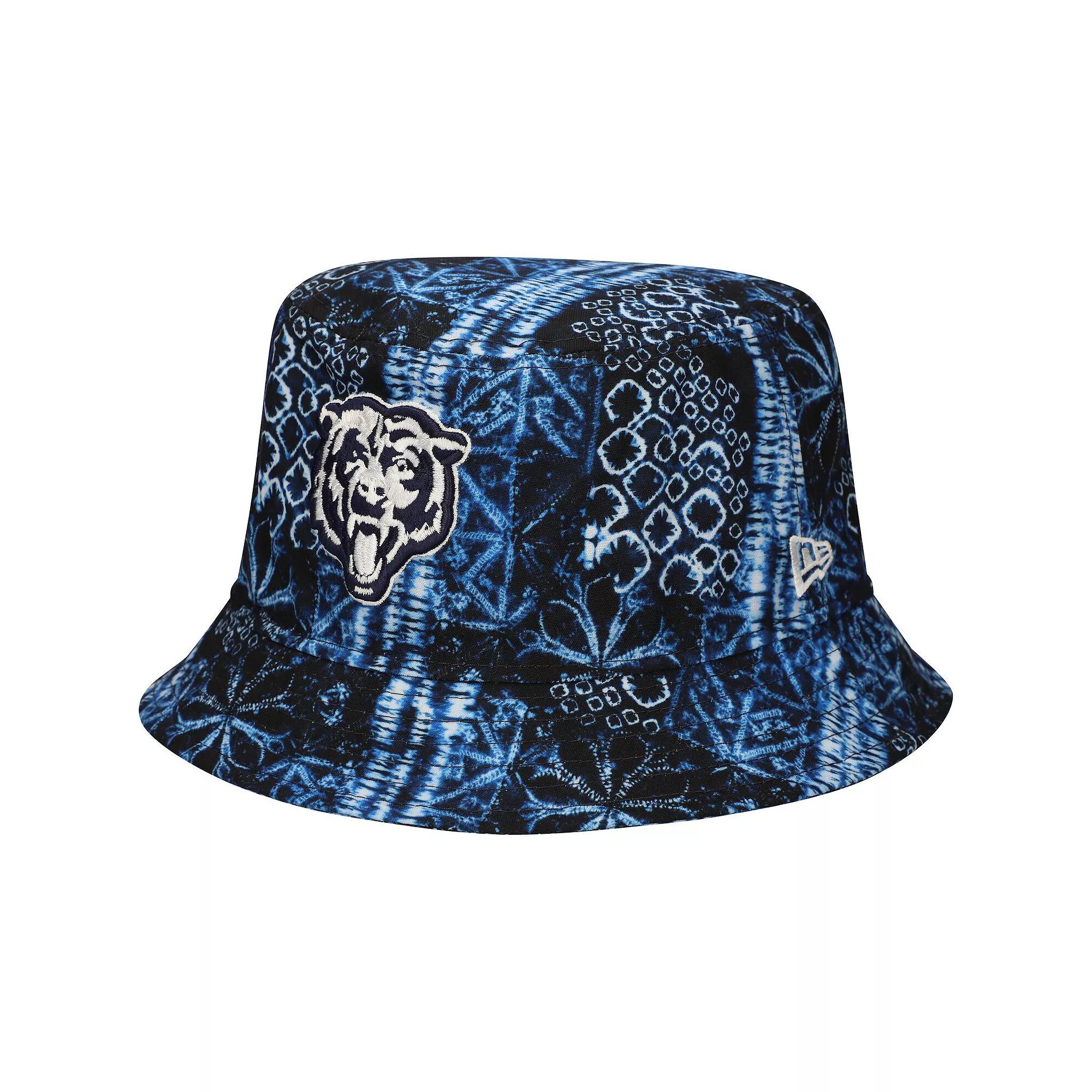 Men's New Era Navy Chicago Bears Shibori Bucket Hat,  Product Image
