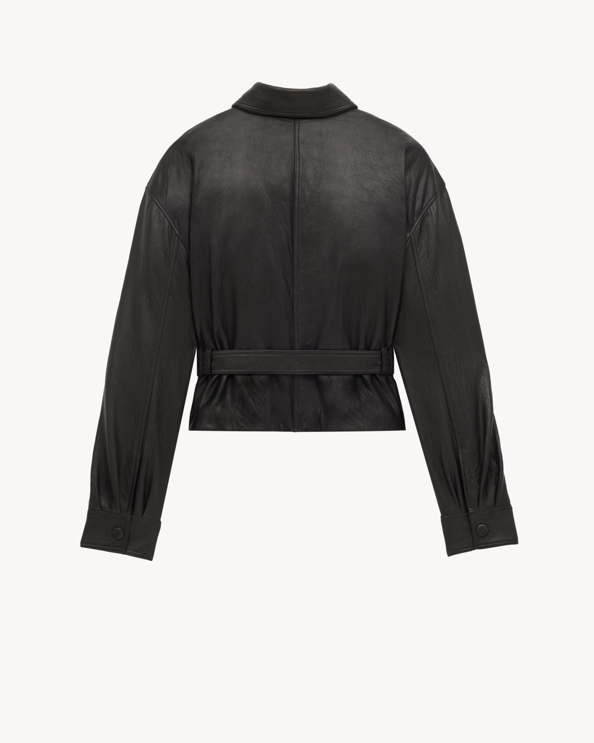 SAHARIENNE short jacket in lambskin Product Image