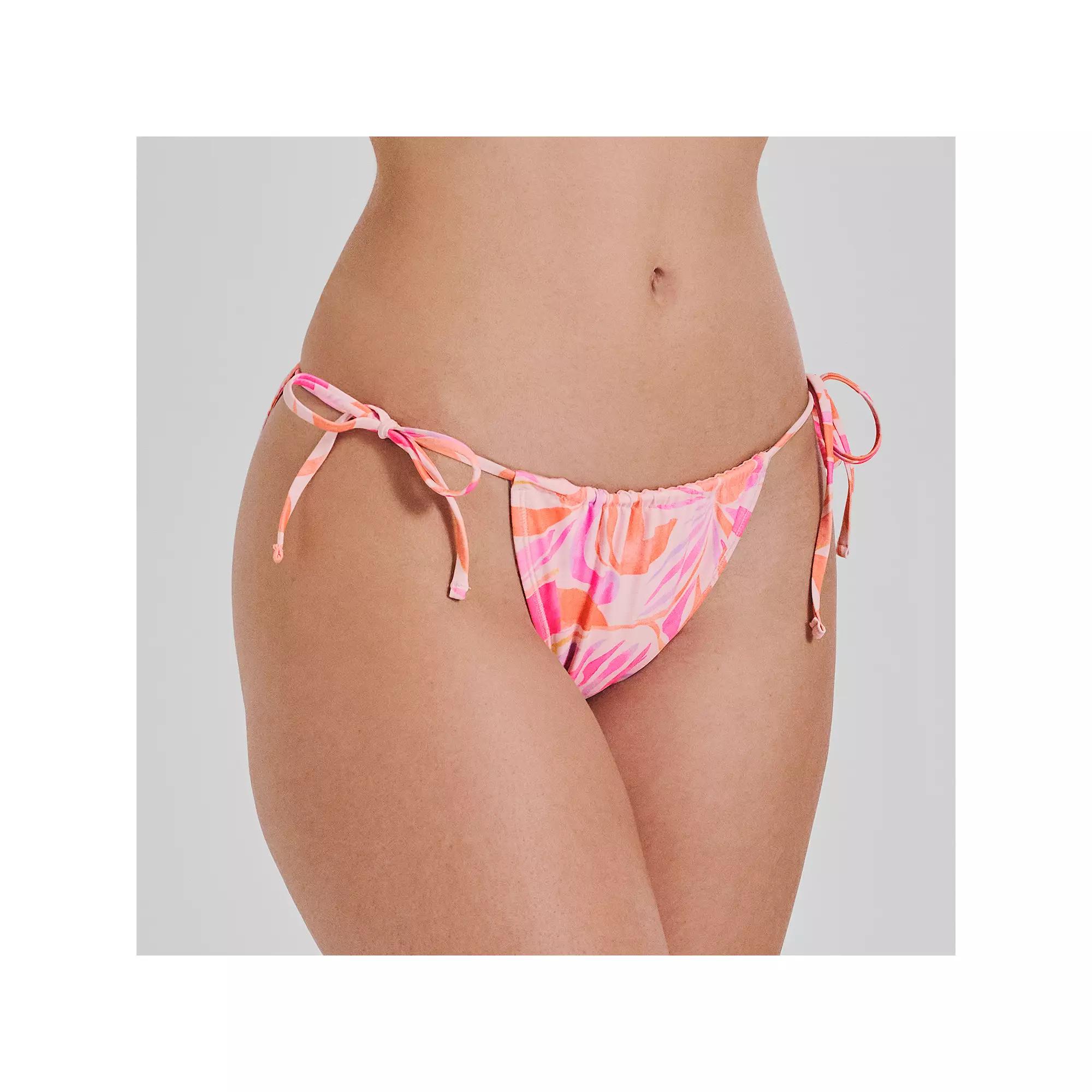 Juniors' Ninety-Nine° Reversible Side Tie Hipster Bikini Bottom, Women's,  Product Image