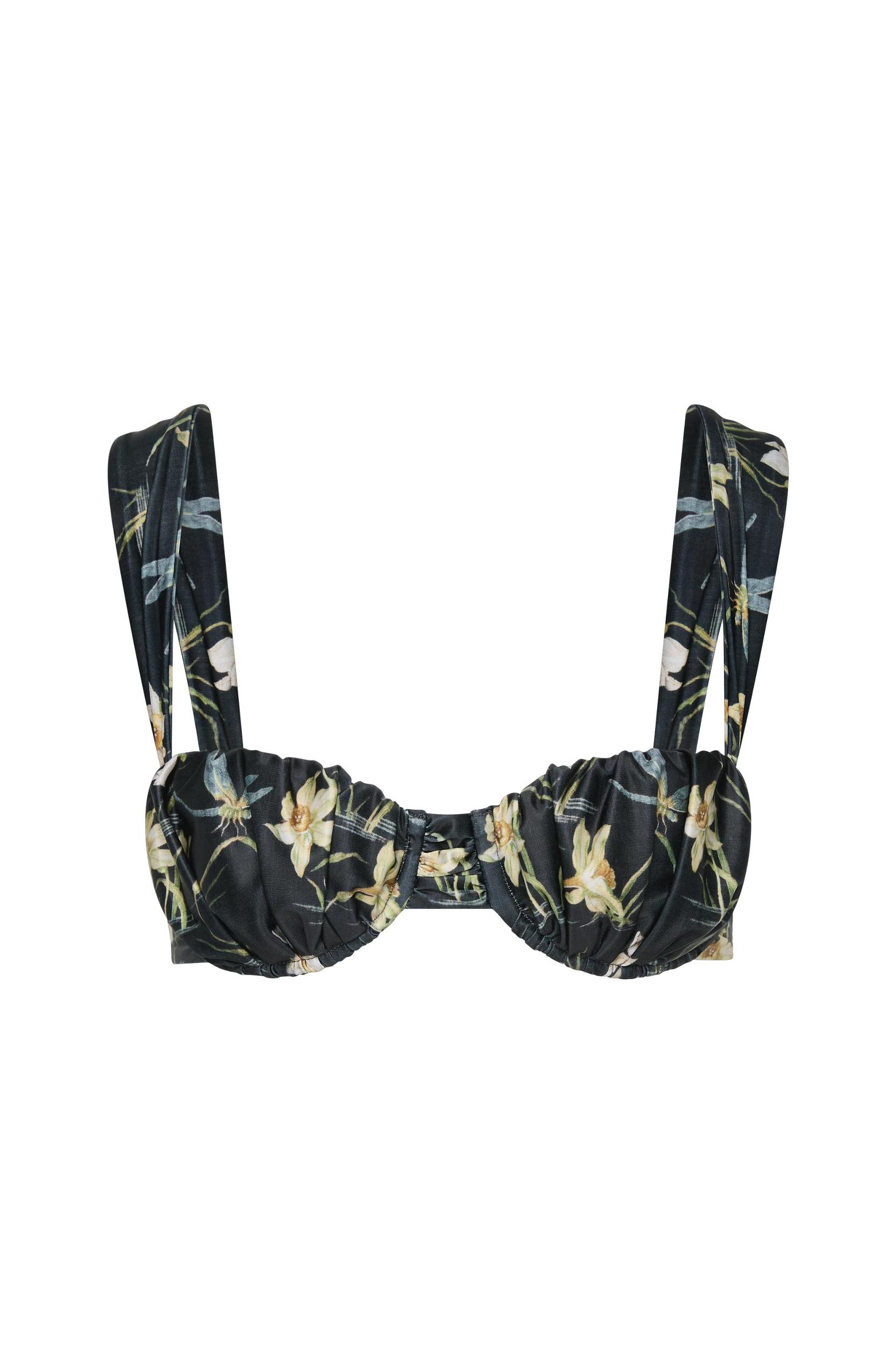 Emily Bikini Top Daffodil Print - Final Sale Product Image