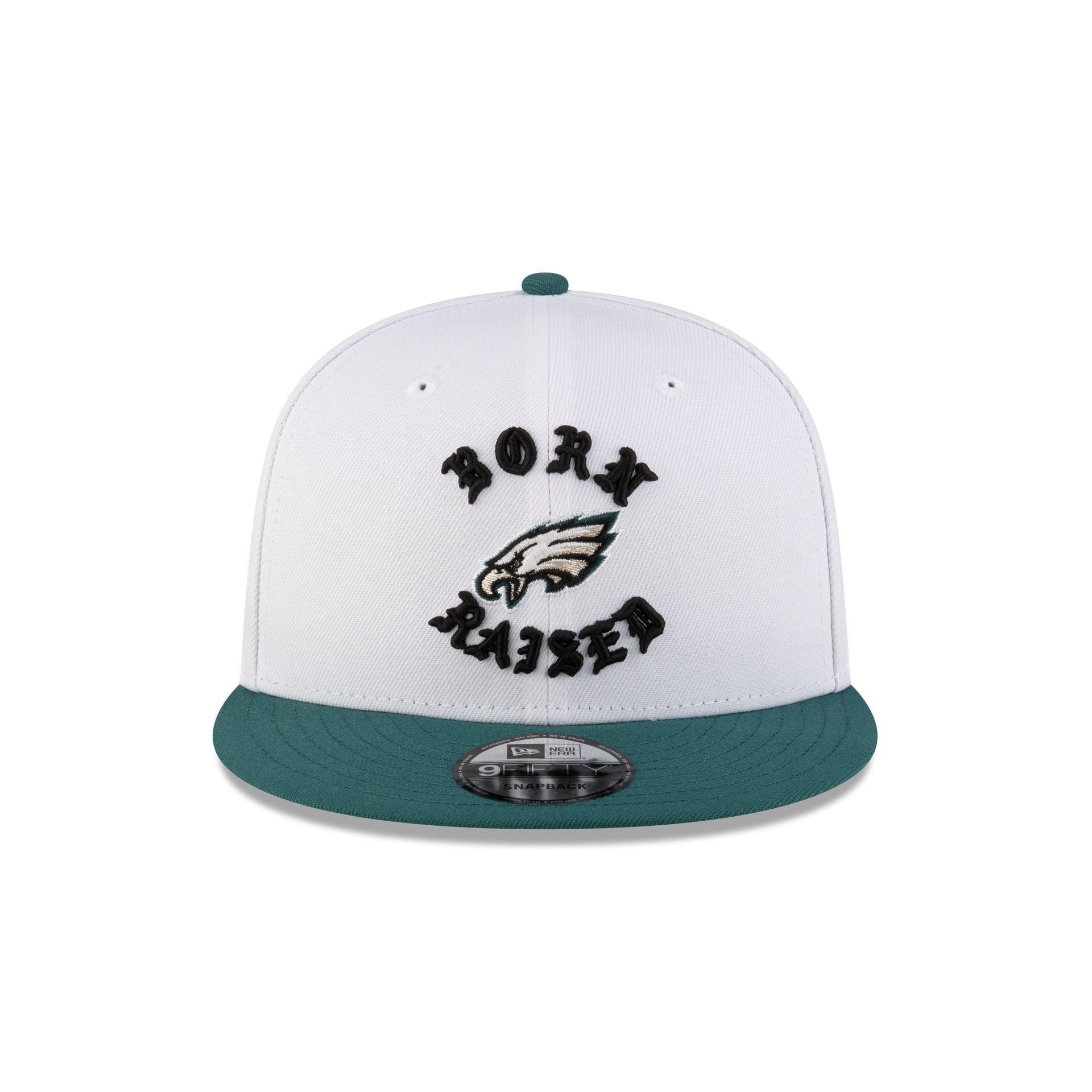 Born x Raised Philadelphia Eagles White 9FIFTY Snapback Male Product Image