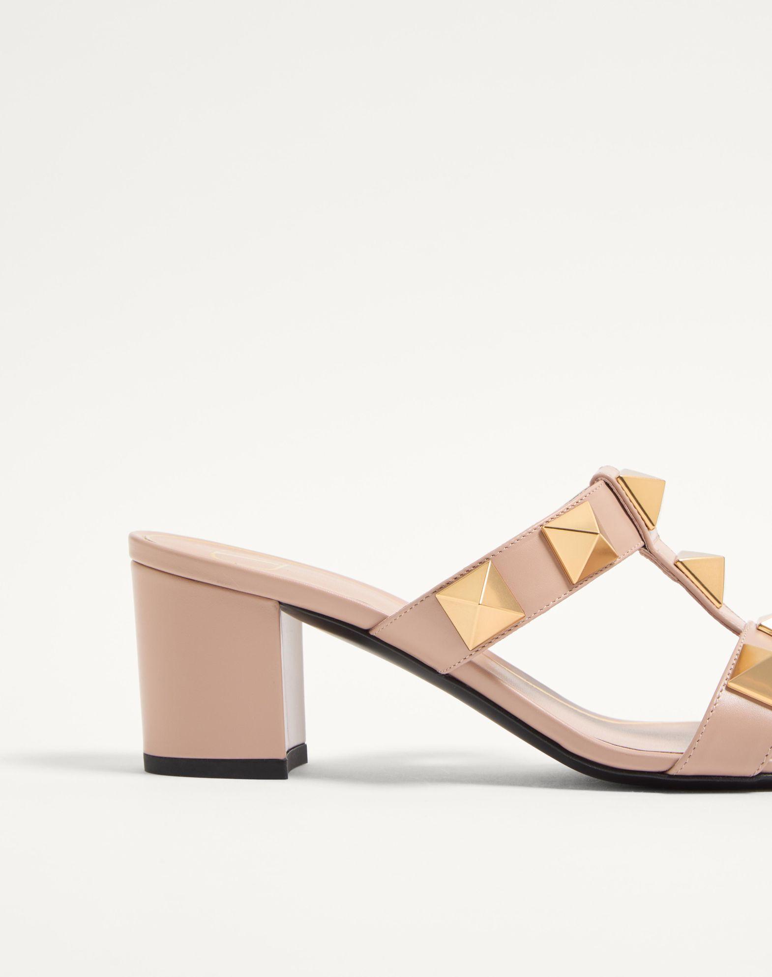 Roman Stud Calfskin Slide Sandal 60 Mm Product Image