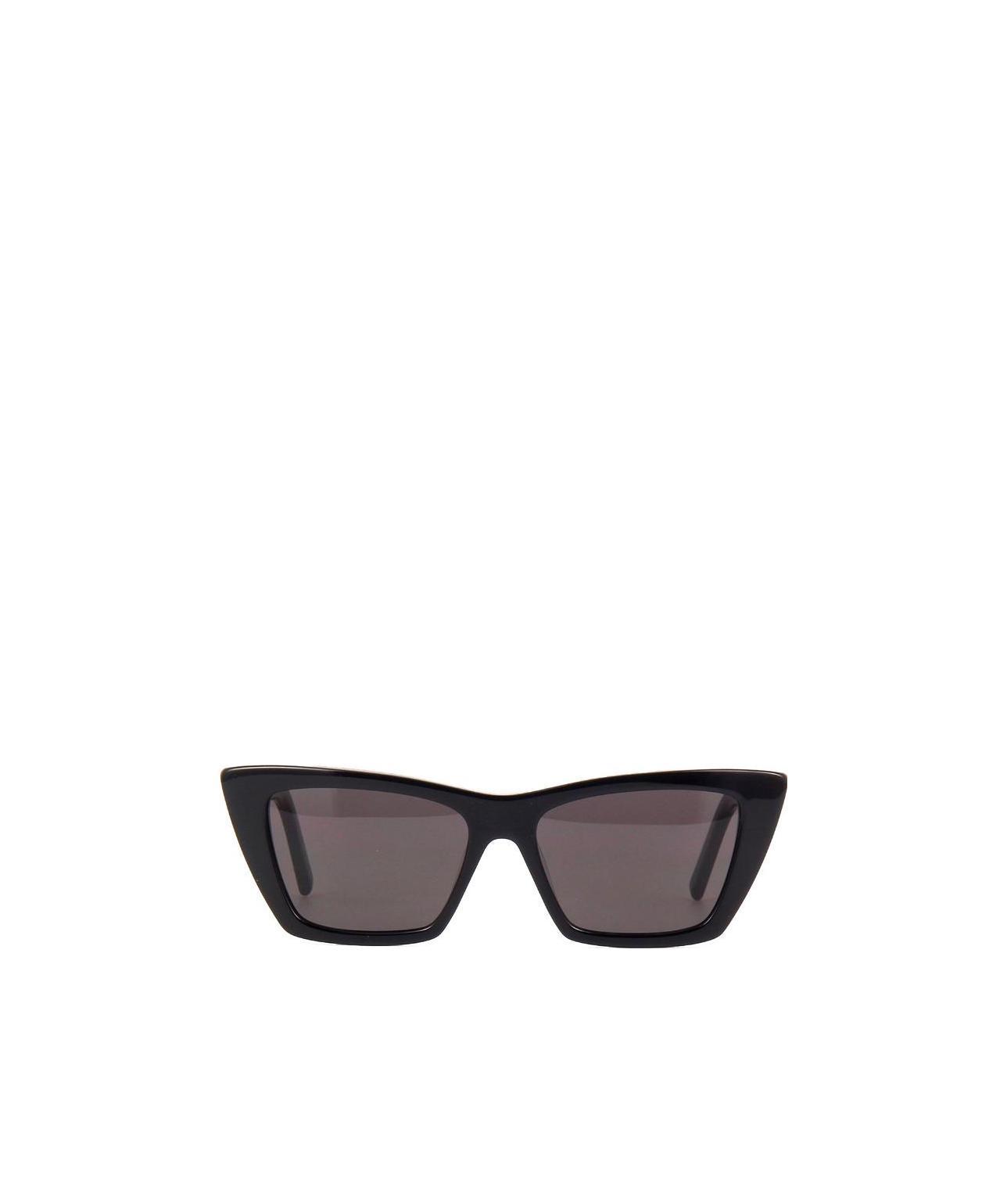 SAINT LAURENT Mica Cat-eye Acetate Sunglasses In Black Product Image