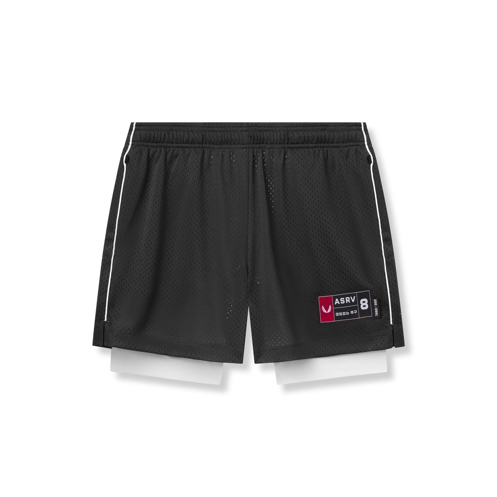 0991. Ion-Mesh 5" Liner Short - Crimson Male Product Image