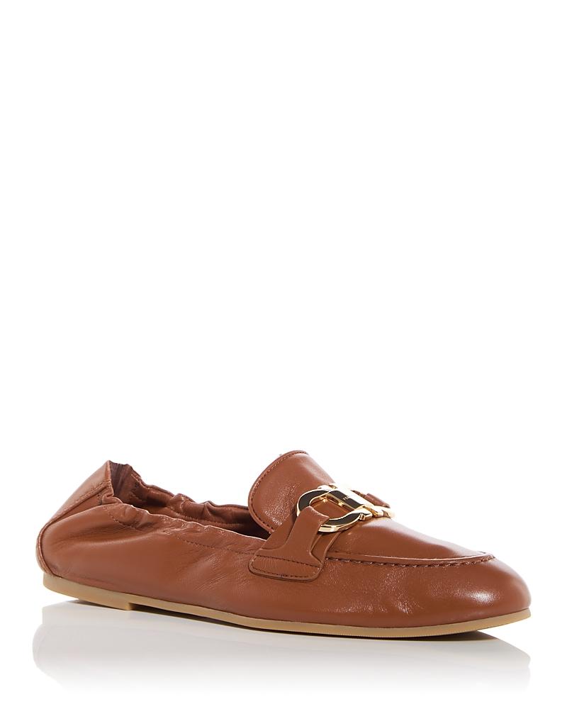 Womens Jodie Leather Loafers Product Image