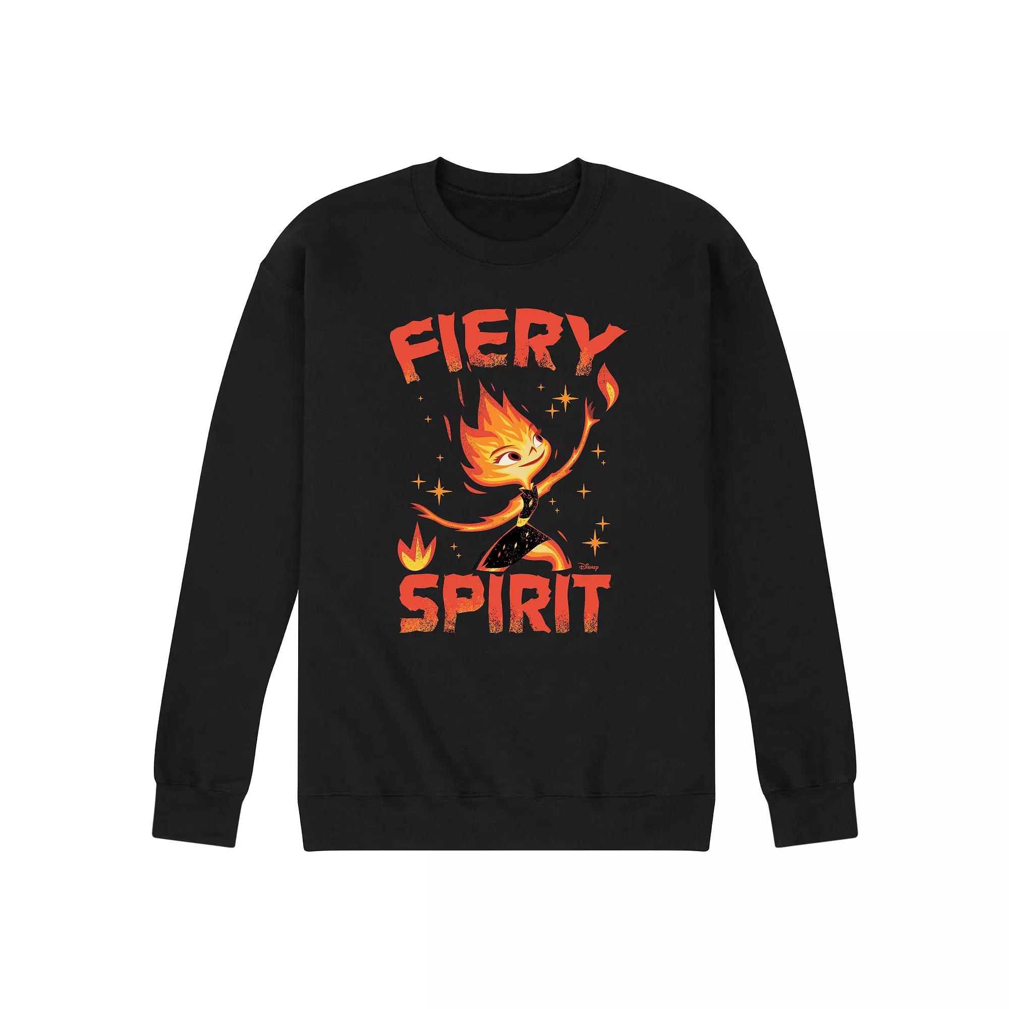 Disney's Elemental Men's Fiery Spirit Fleece Sweatshirt,  Product Image