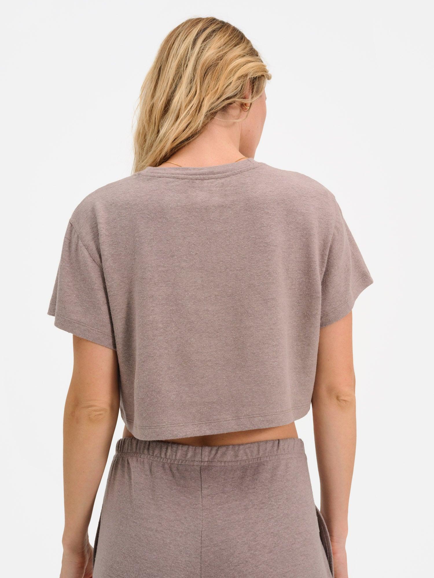 Regenerative Hemp Relaxed Crop Tee Female Product Image