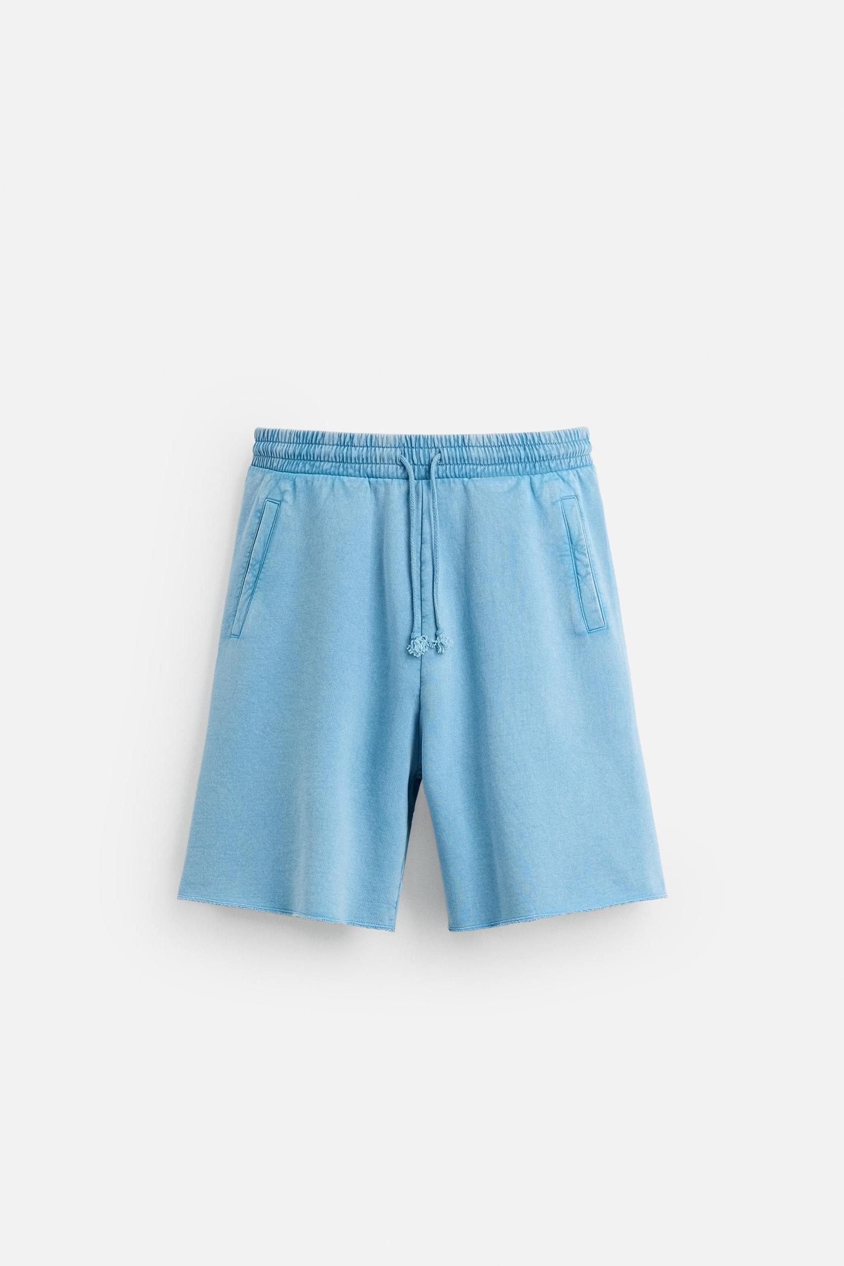 WASHED RELAXED FIT JOGGER SHORTS Product Image