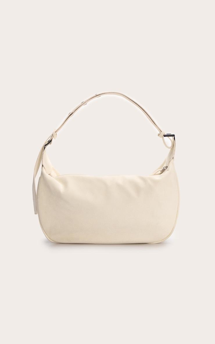 Butter Yellow Suede Oversized Slouchy Shoulder Bag Product Image