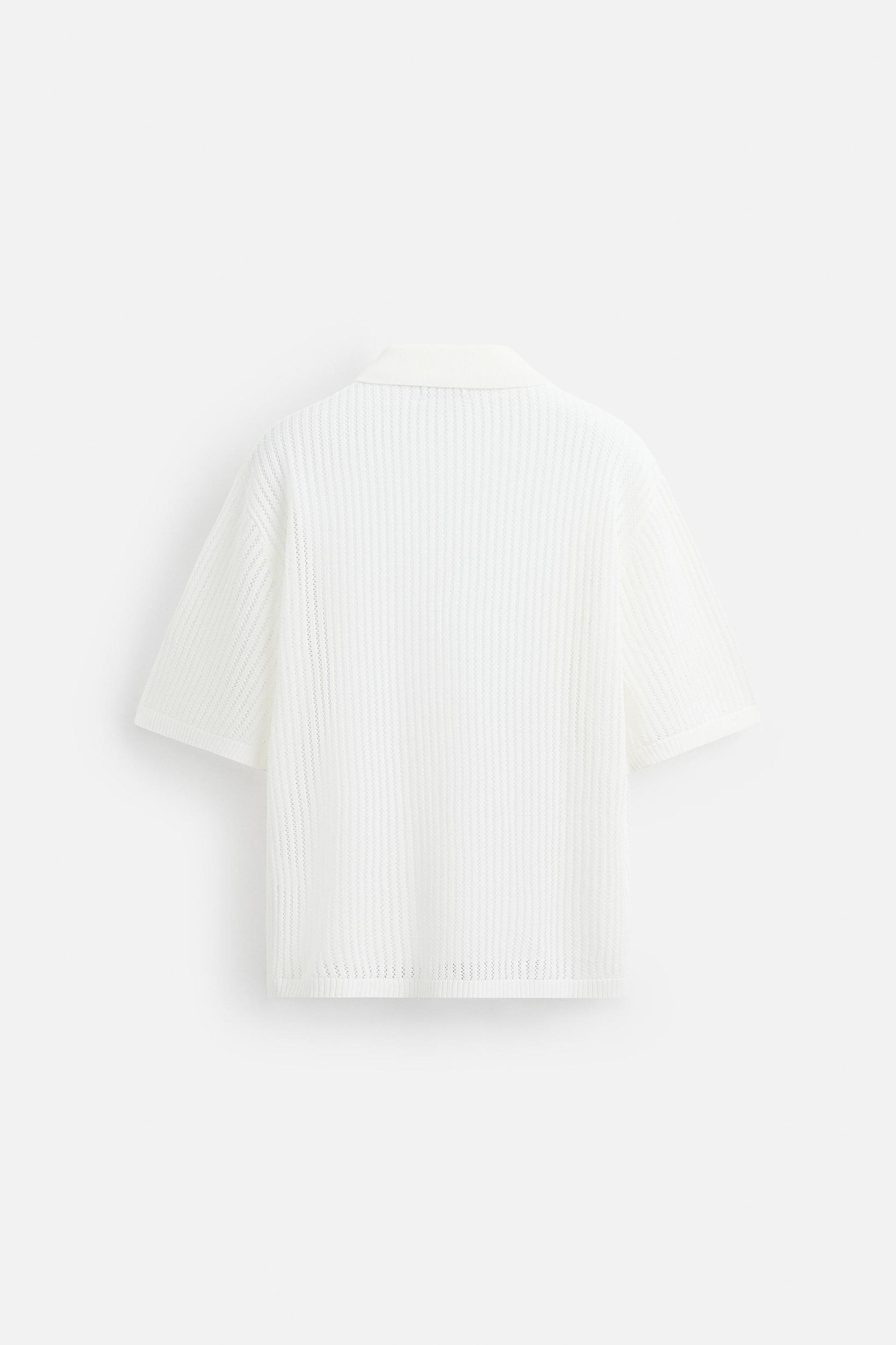 LACE KNIT SHIRT Product Image