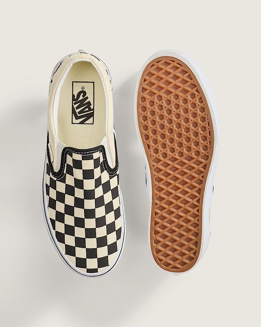 Vans | Classic Slip-On Stackform Checkerboard Black/Classic White Shoe Product Image
