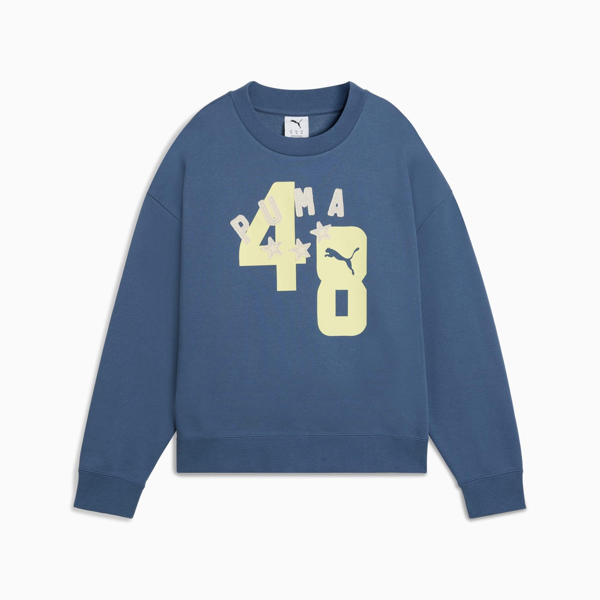 PUMA Essentials Double Up Women's Crew Neck Sweatshirt Product Image