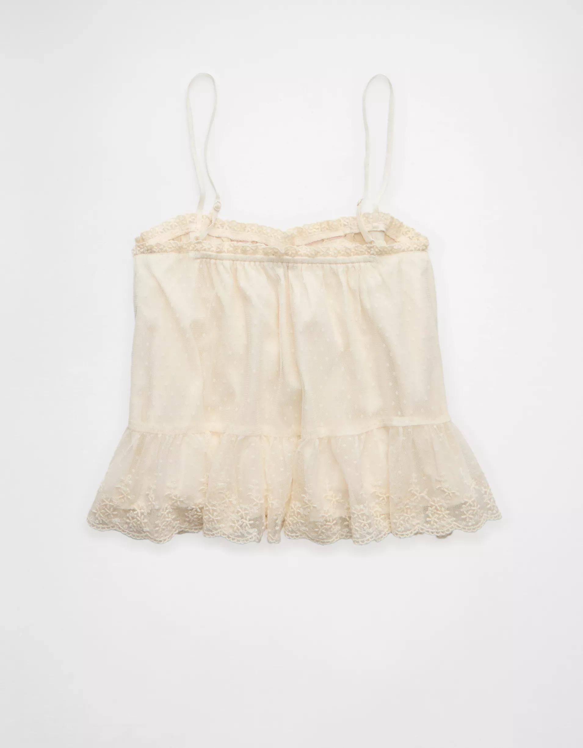 AE Mesh Ruffle Cami Product Image