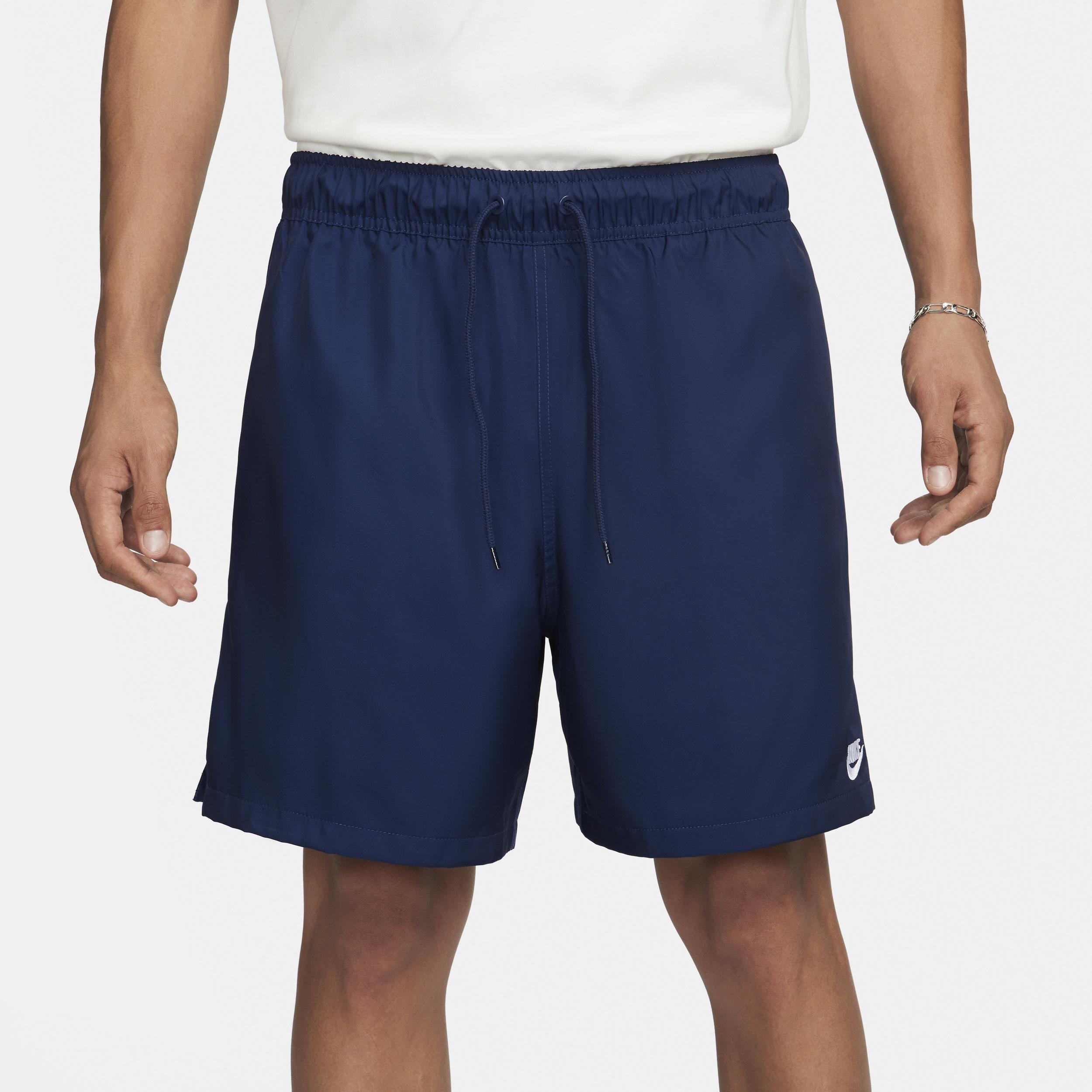 Nike Mens Nike Club Flow Shorts - Mens Black/White Product Image
