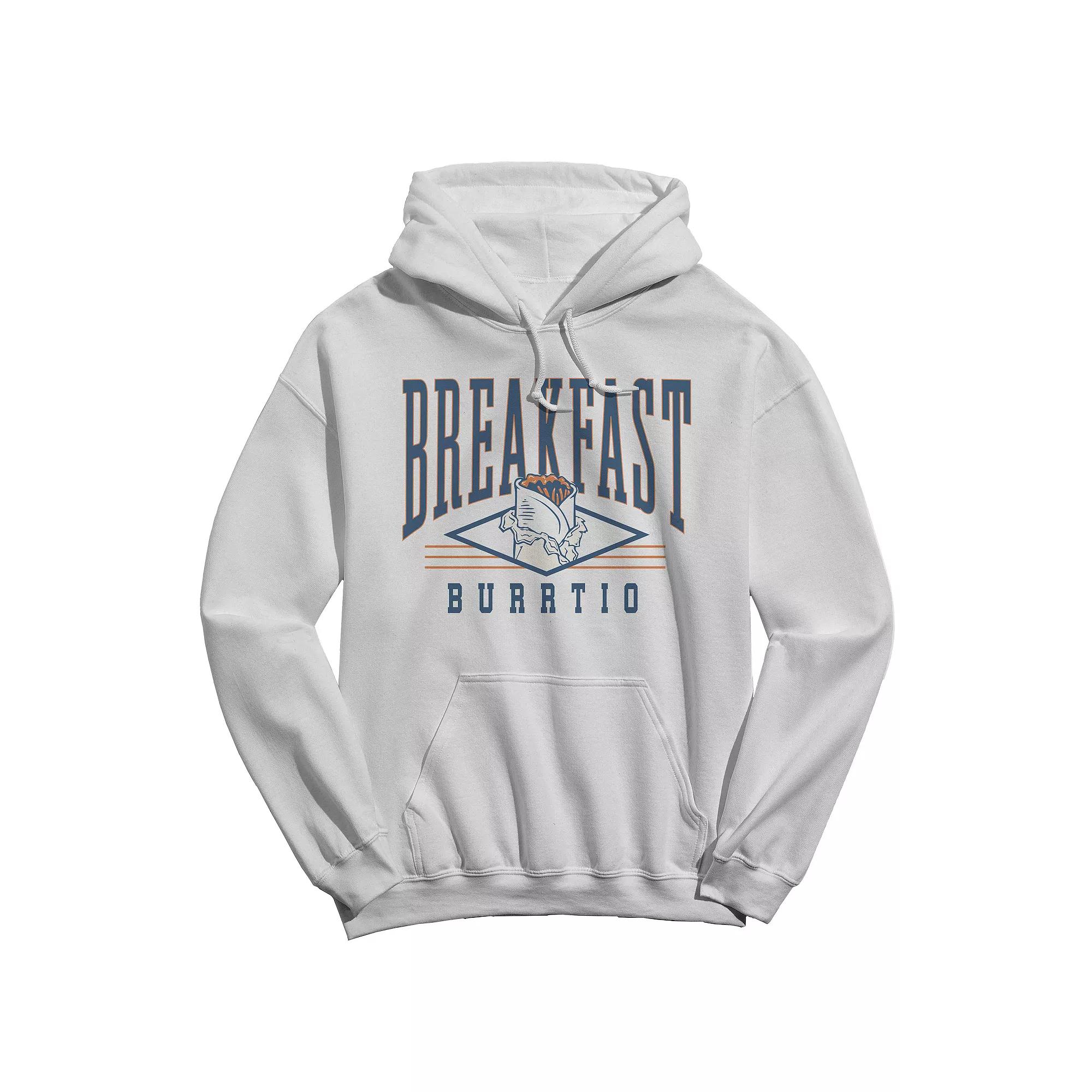 Men's COLAB89 Breakfast Burrito College Graphic Hoodie, Adult Unisex,  Product Image