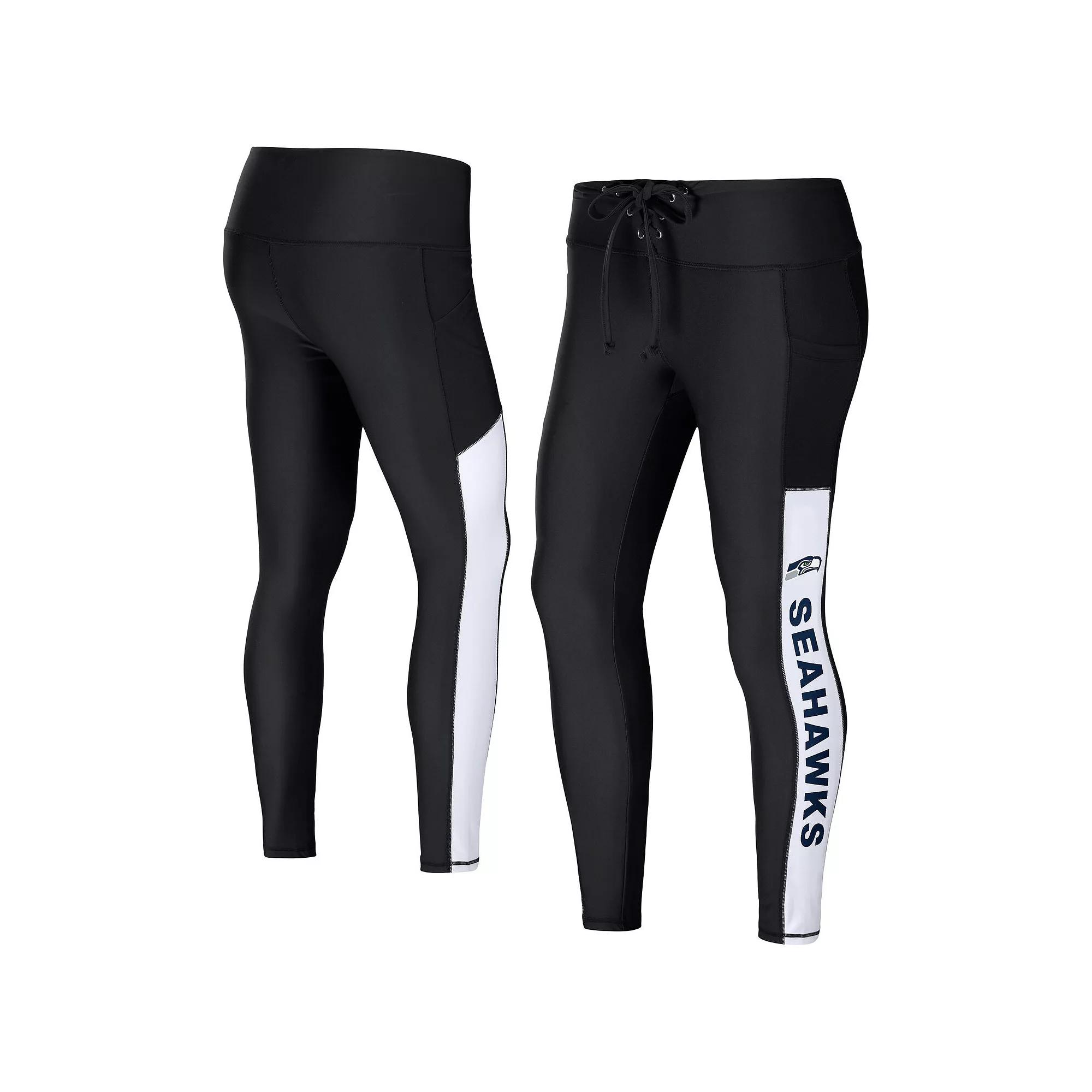 Women's WEAR by Erin Andrews Black Seattle Seahawks Leggings,  Product Image