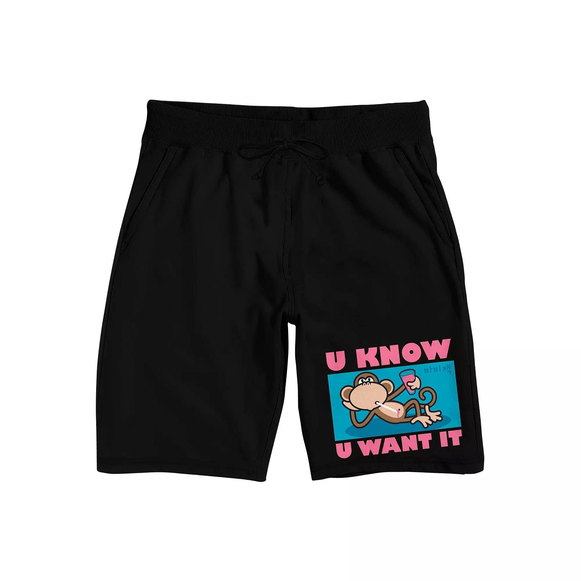 Men's Bobby Jack "U Know U Want It" Pajama Shorts,  Product Image