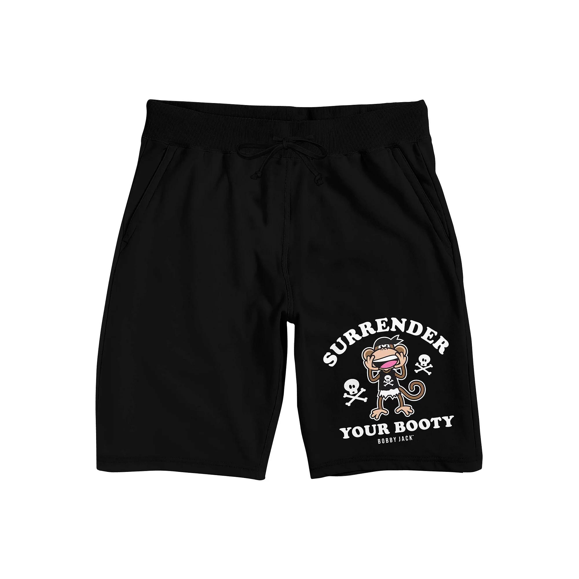 Men's Bobby Jack Surrender Pajama Shorts, Size: XXL, Black Product Image