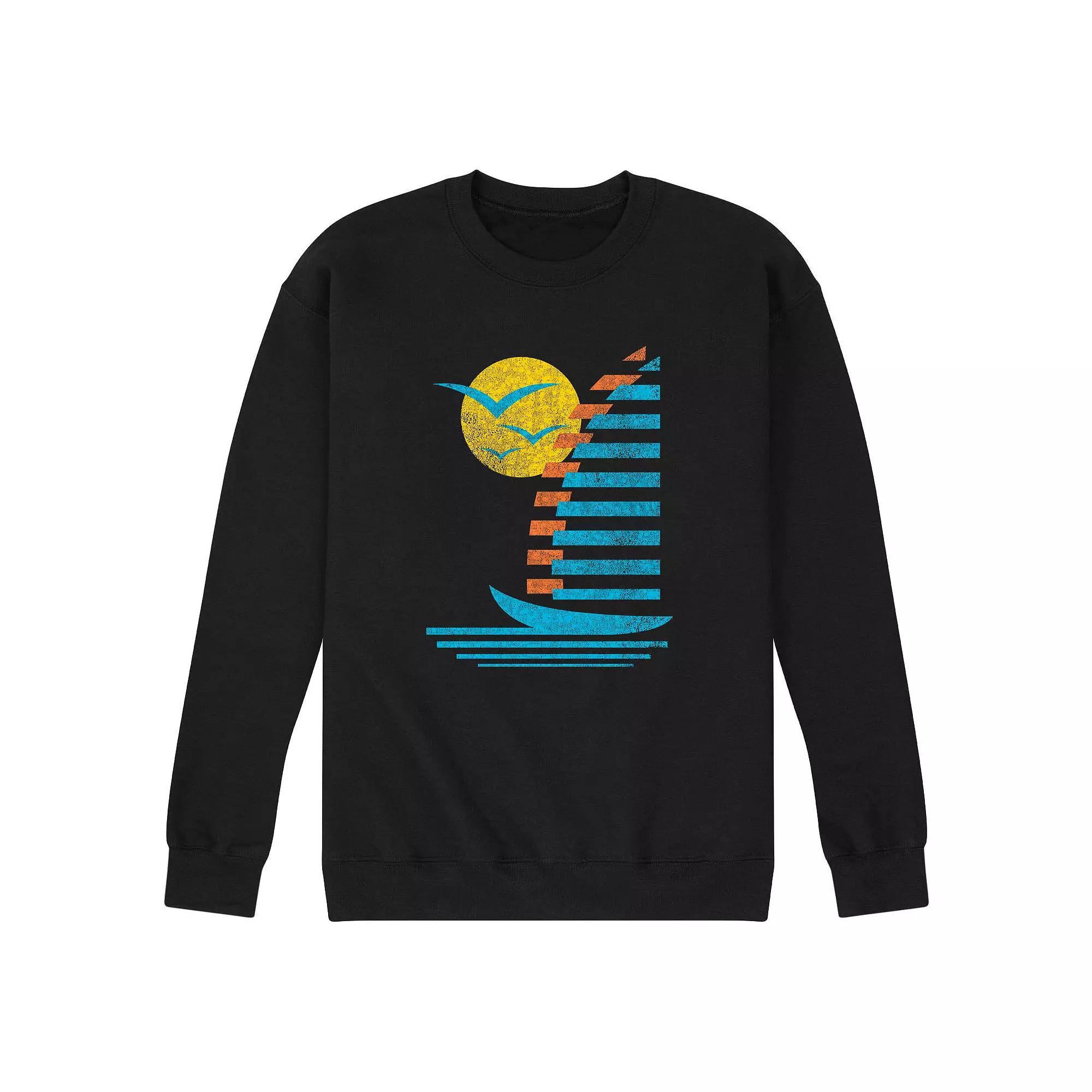 Men's Nickelodeon SpongeBob SquarePants Neon Fleece Sweatshirt,  Product Image