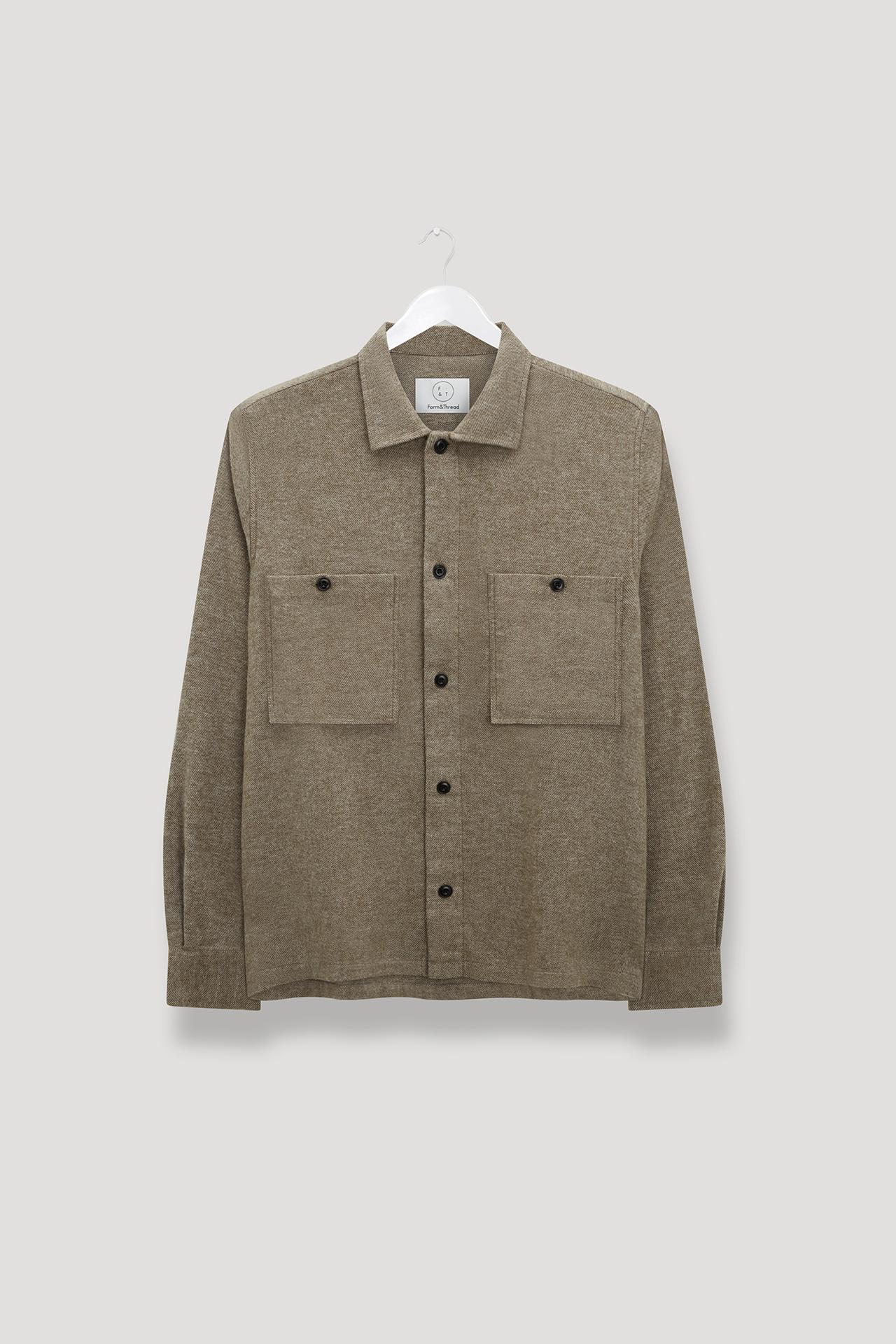 Archive Brushed Form Overshirt Product Image
