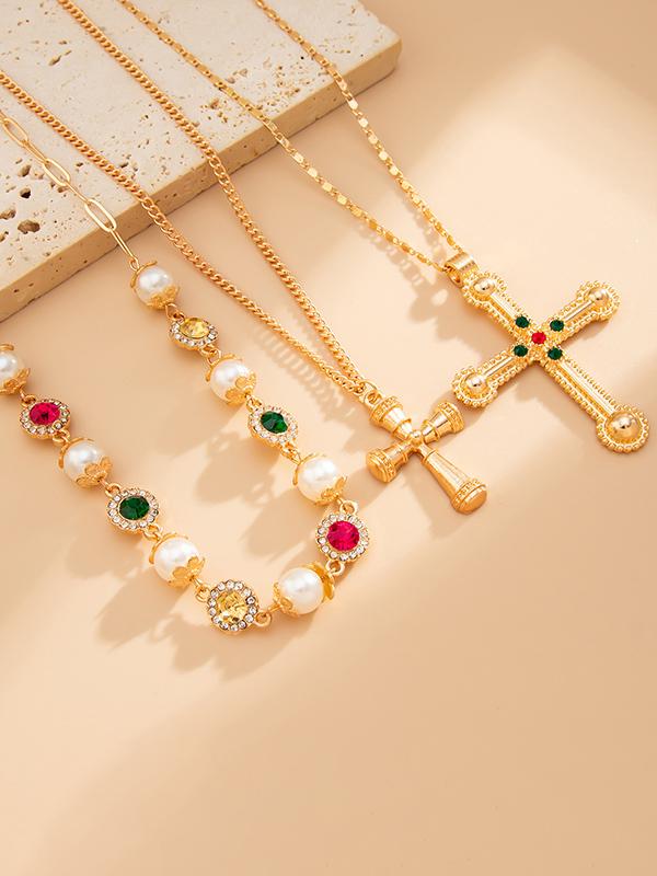 Layered Tasseled Necklaces Accessories Product Image