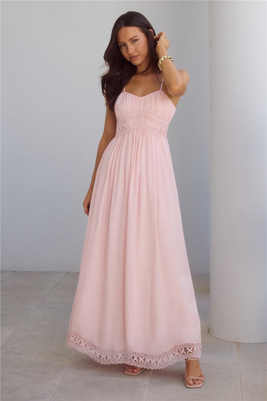 Solstice Hour Maxi Dress Pink Product Image