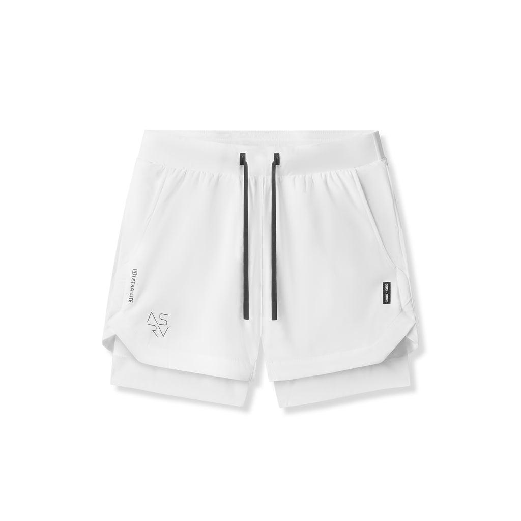 0865. Tetra-Lite® 5" Liner Short - White "Cyber"/White Product Image