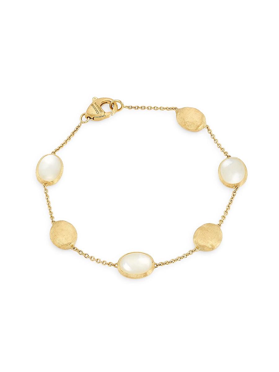 Marco Bicego 18K Yellow Gold Siviglia Mother Of Pearl Beaded Bracelet - 150th Anniversary Exclusive Product Image