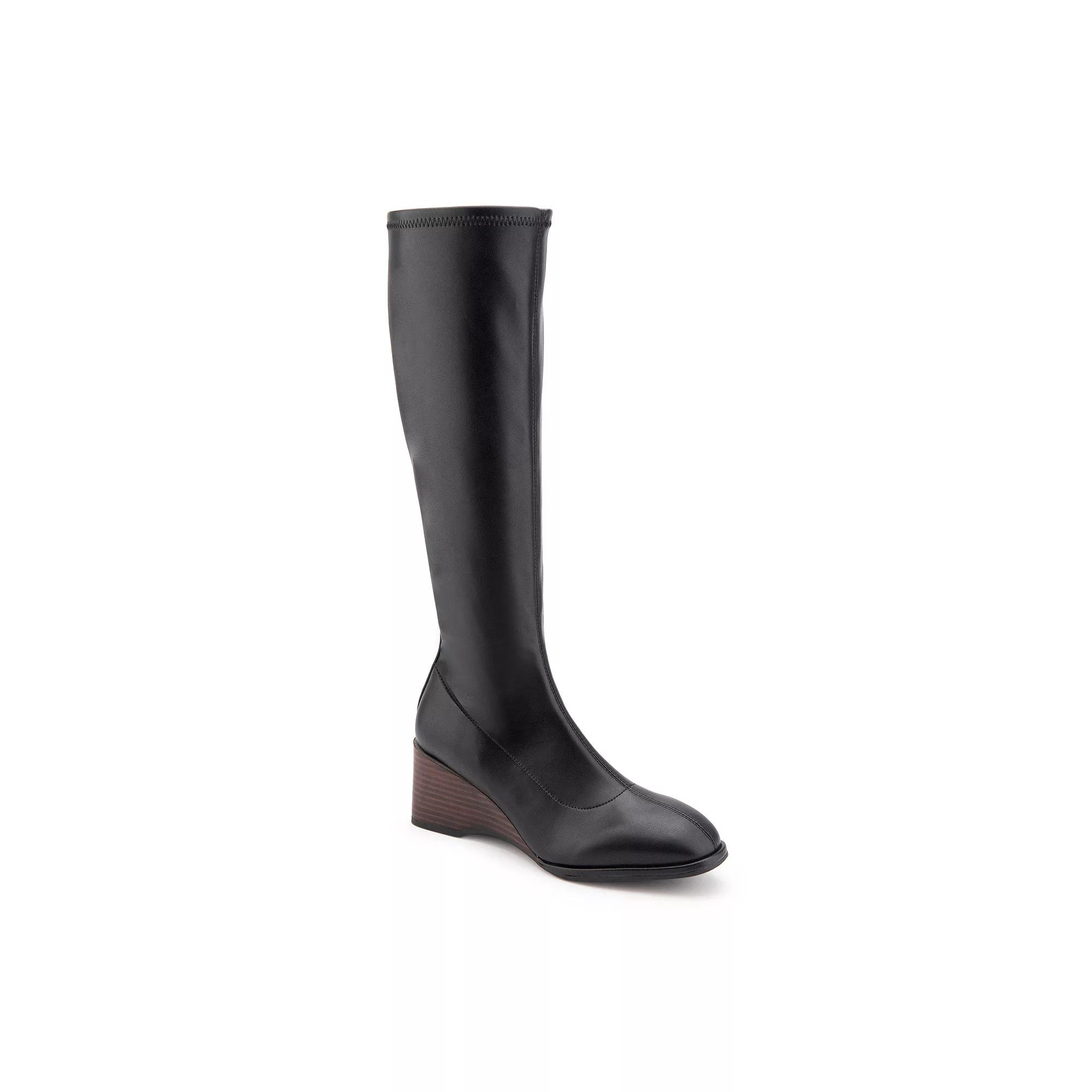 Journee Gaibree Women's Buckle Knee-High Boots,  Product Image