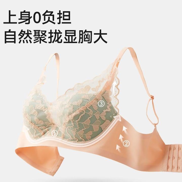 Lace Wireless Bra / Panty / Set Product Image