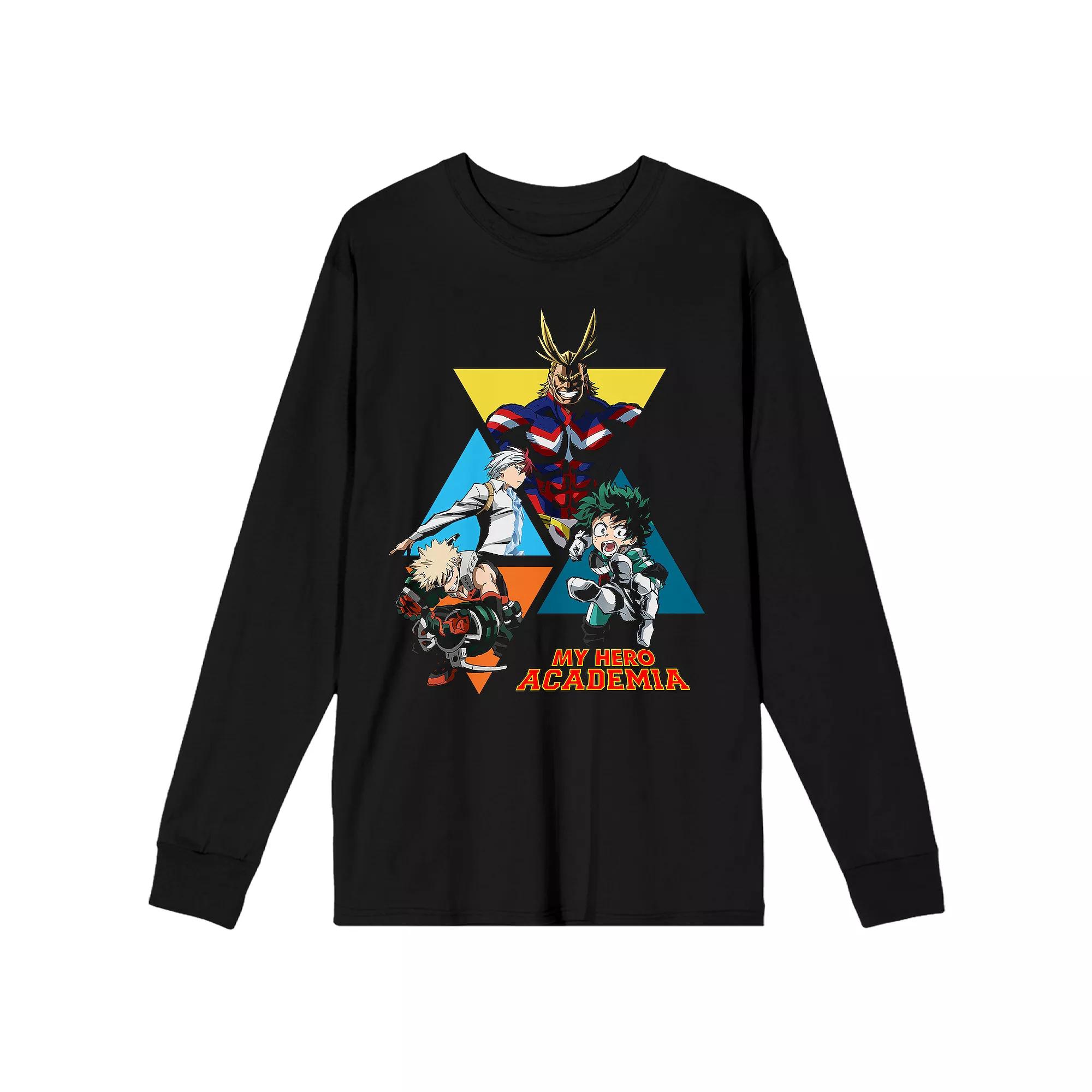 My Hero Academia Long Sleeve Tee - Black Product Image