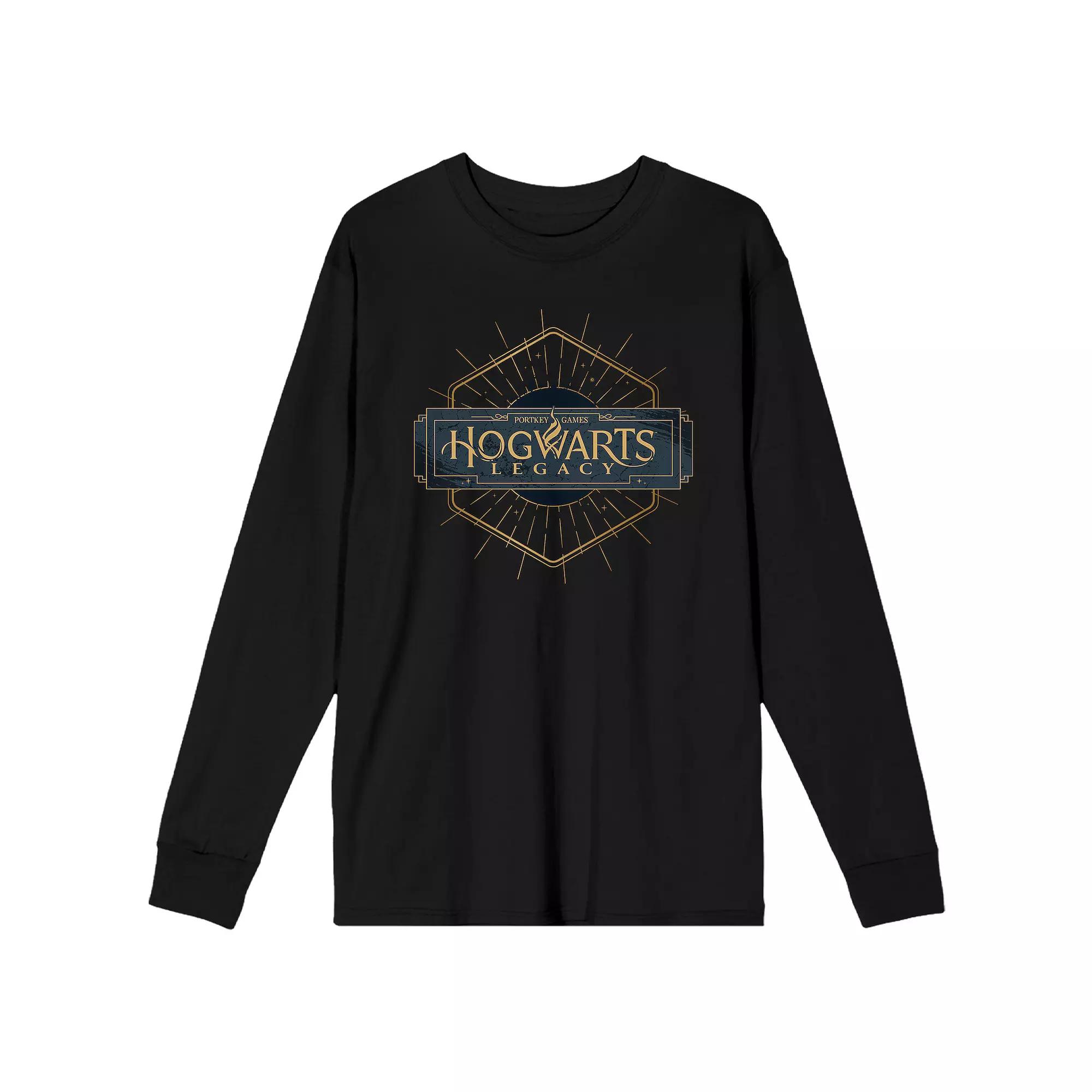 Men's Hogwarts Legacy Hexagon Logo Long Sleeve Tee,  Product Image