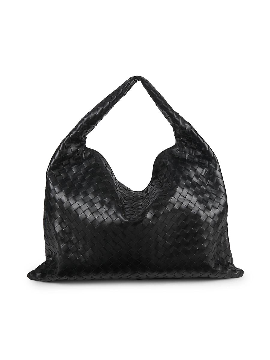 Womens Large Hop Leather Hobo Bag Product Image