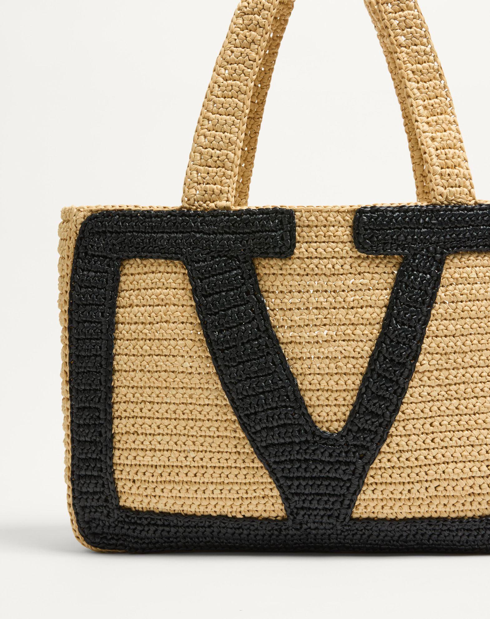 Valentino Garavani Viva Superstar Large Raffia Shopping Bag Product Image