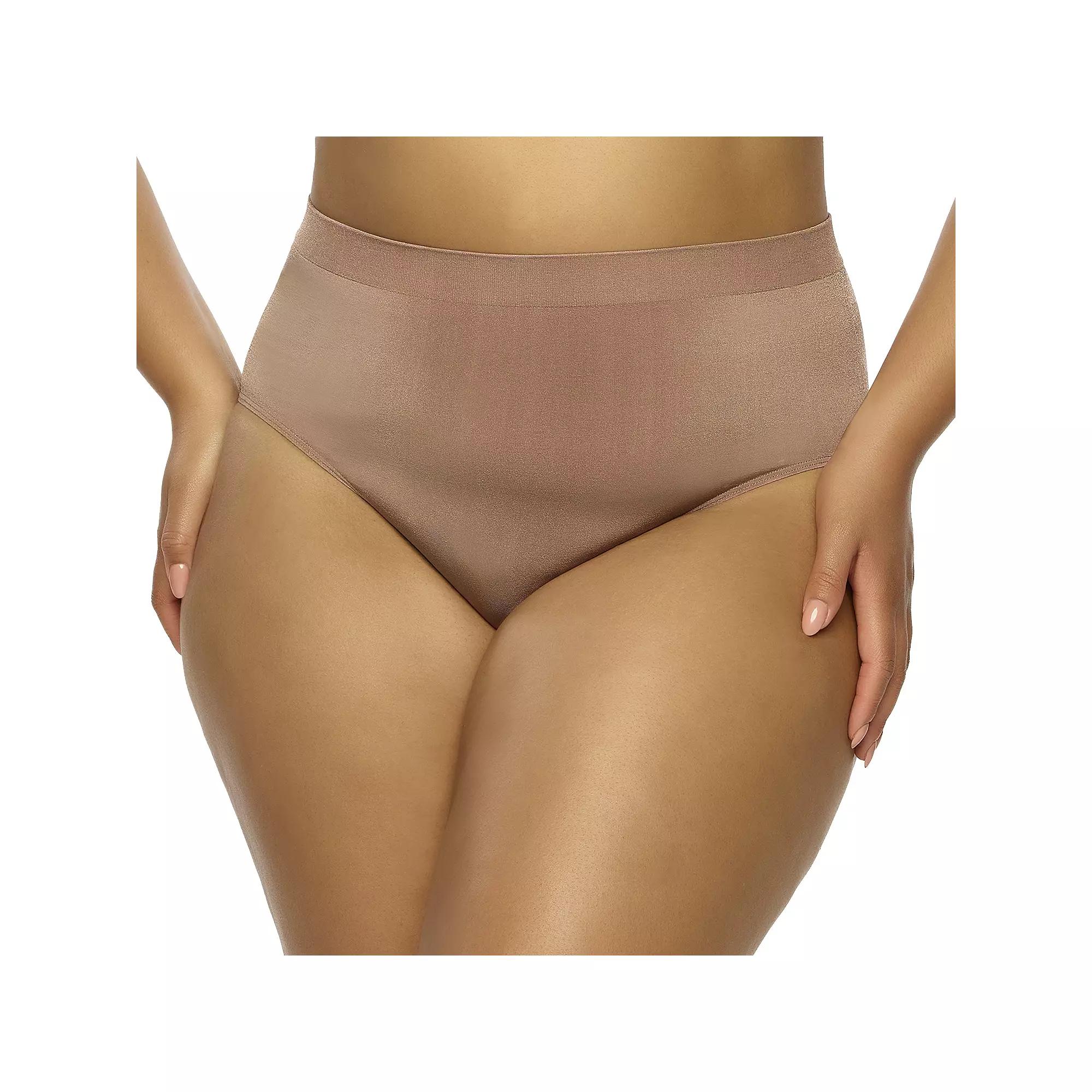 Plus Size Paramour by Felina Body Smooth Brief Panty 655128, Women's, Size: XXL, Sparrow Srw Product Image