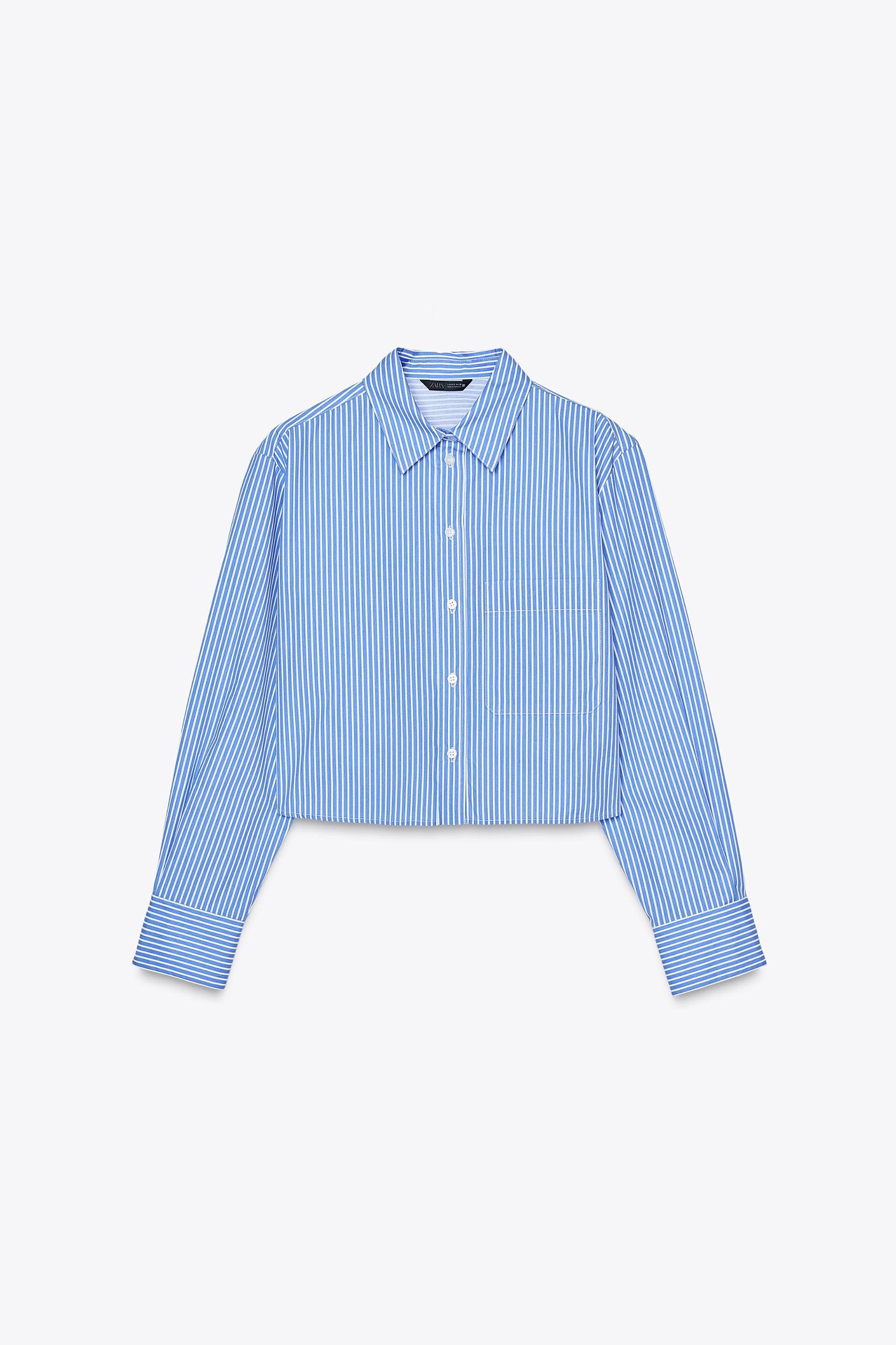 POPLIN CROPPED TOP Product Image