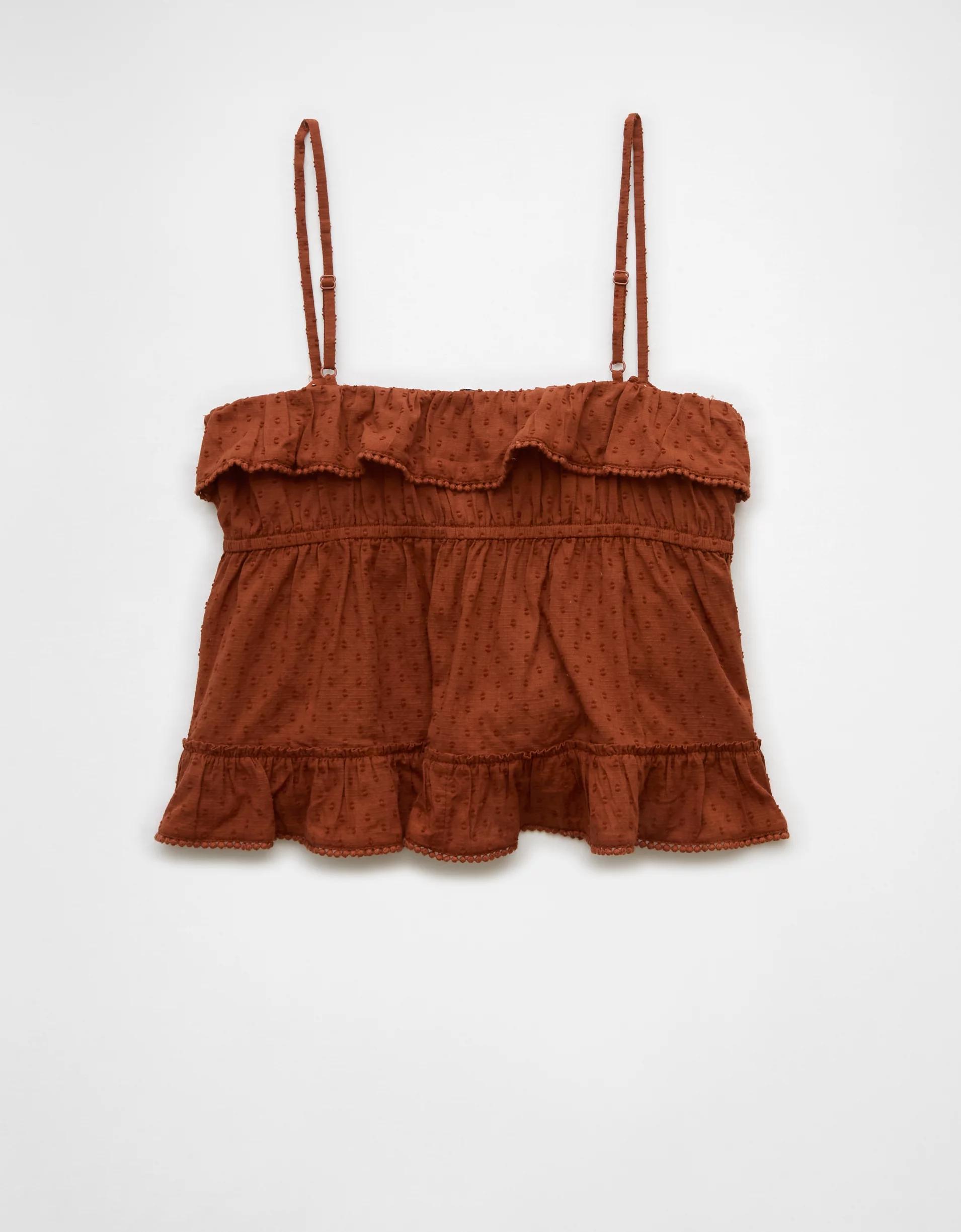 AE V-Neck Ruffle Cami Product Image