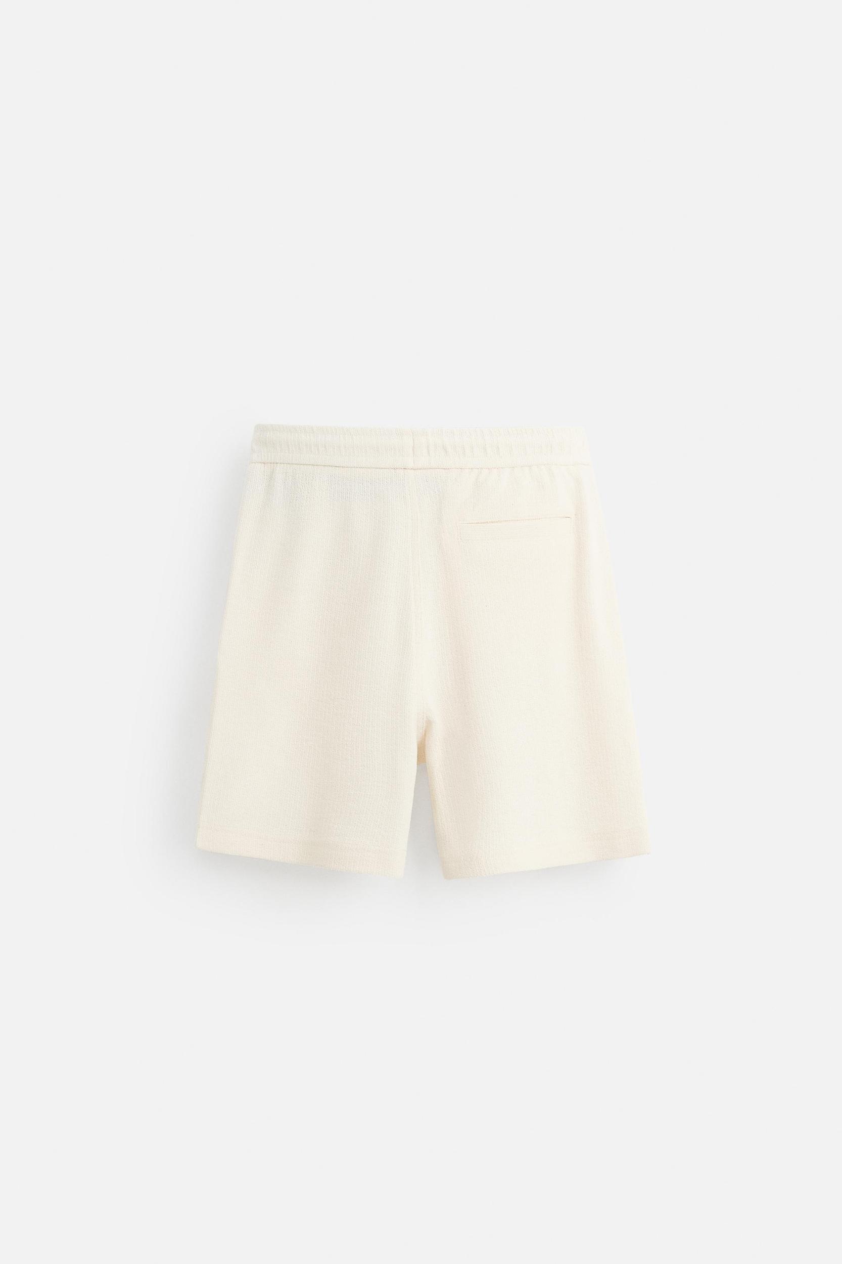 TEXTURED JOGGER SHORTS Product Image