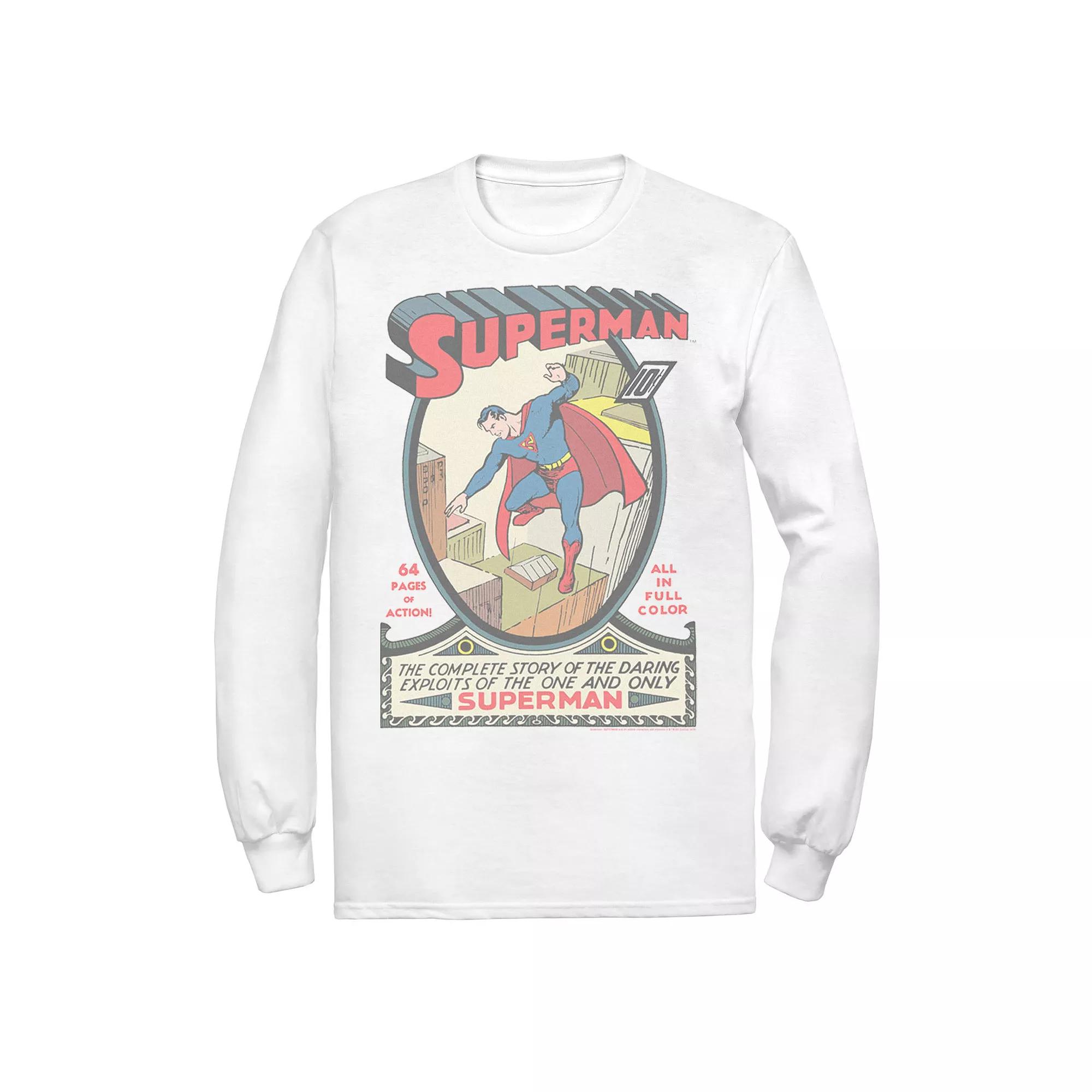 Men's DC Comics Superman 64 Pages Of Action Comic Cover Tee,  Product Image