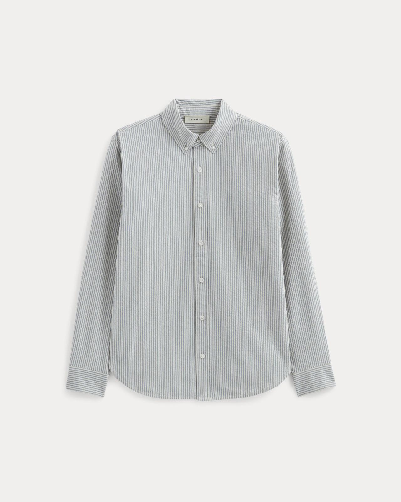Mens Seersucker Long-Sleeve Shirt by Everlane Product Image