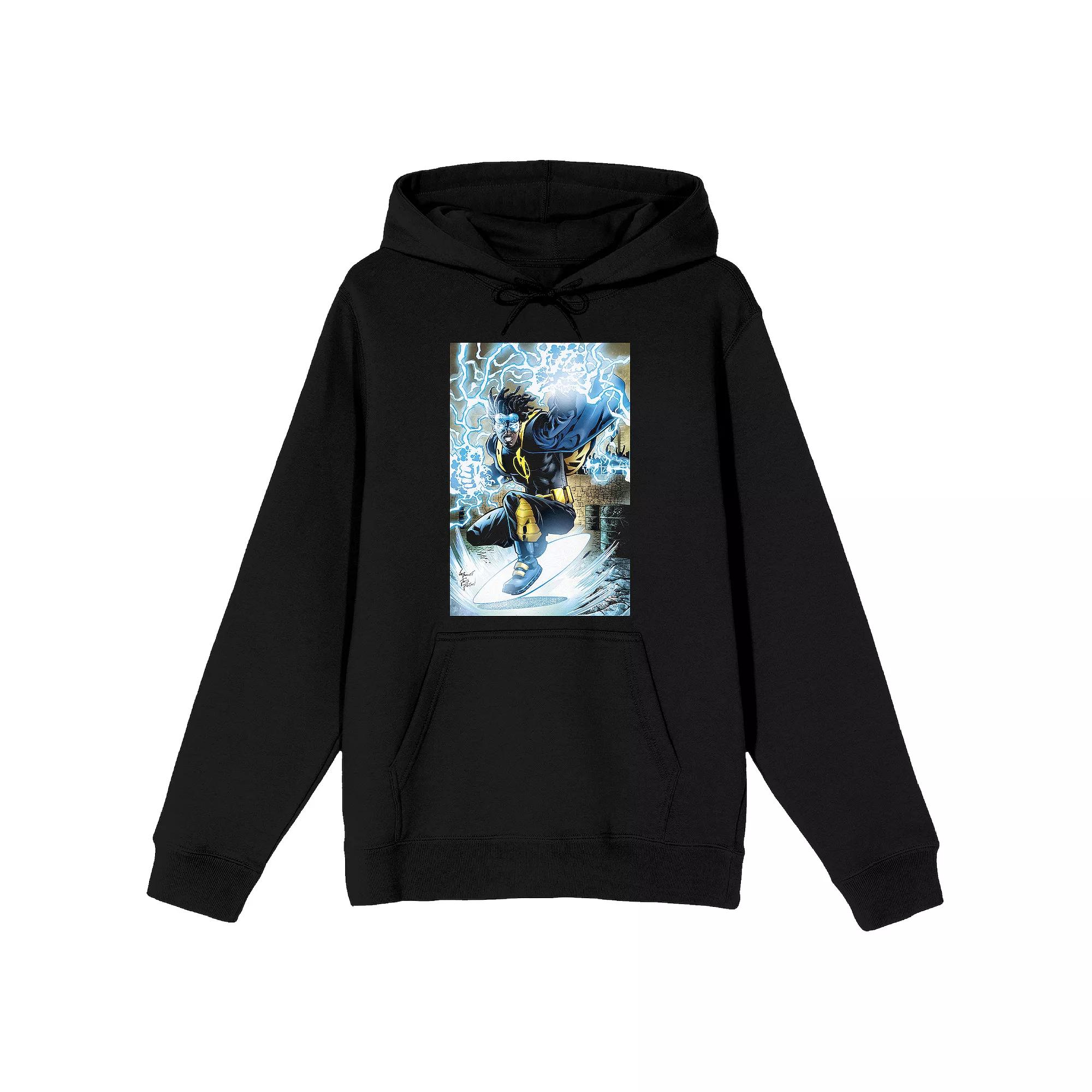 Men's Justice League Virgil Hawk Hoodie, Size: Large, Black Product Image
