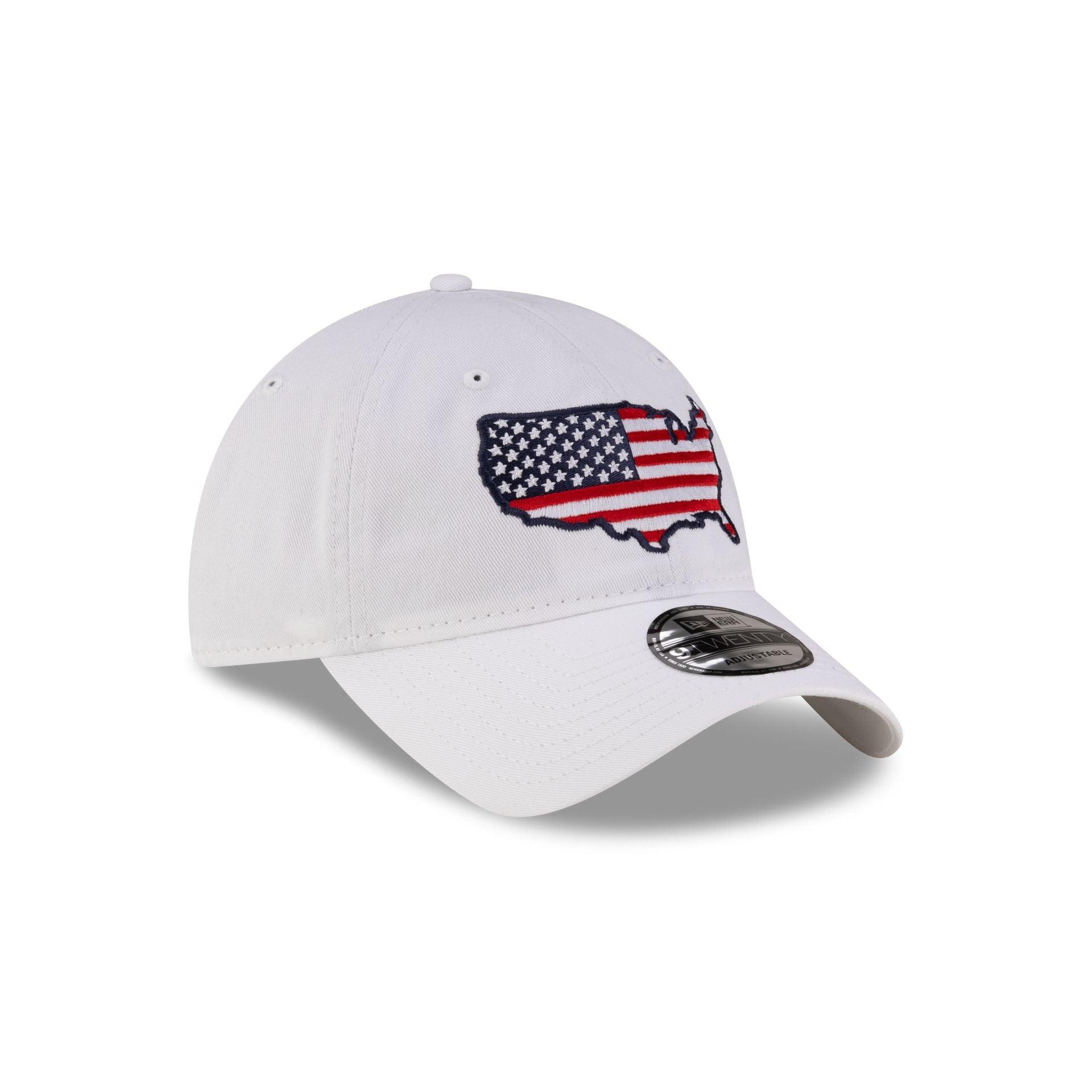 New Era Cap USA Country White 9TWENTY Adjustable Hat Male Product Image