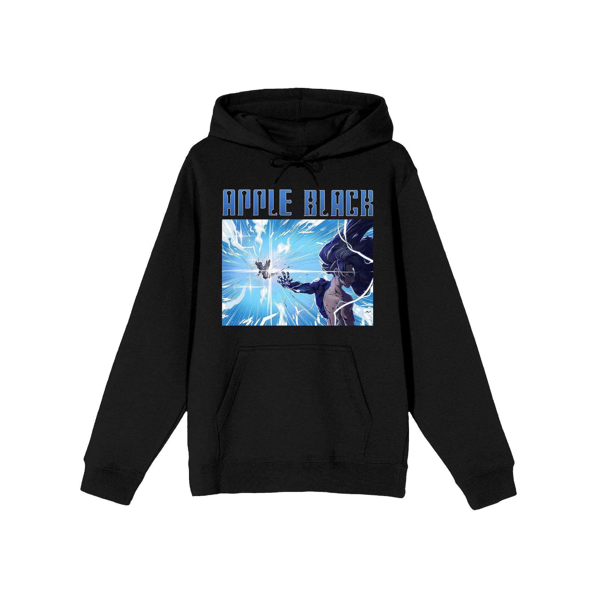 Men's Apple Black Sanos Holy Graphic Hoodie, Size: Large Product Image
