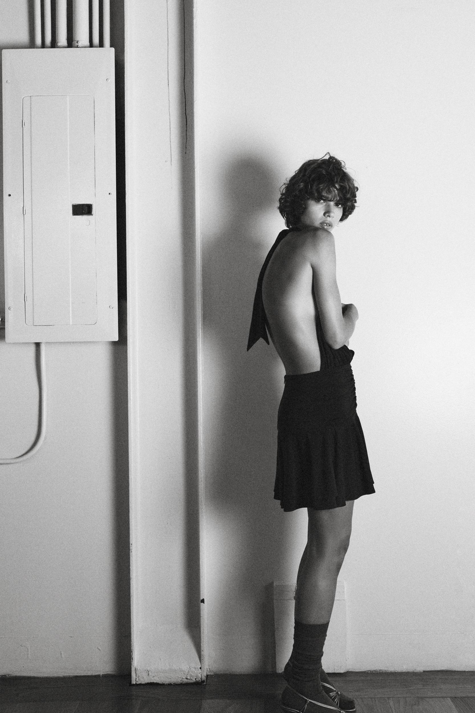 HALTER JUMPSUIT DRESS Product Image