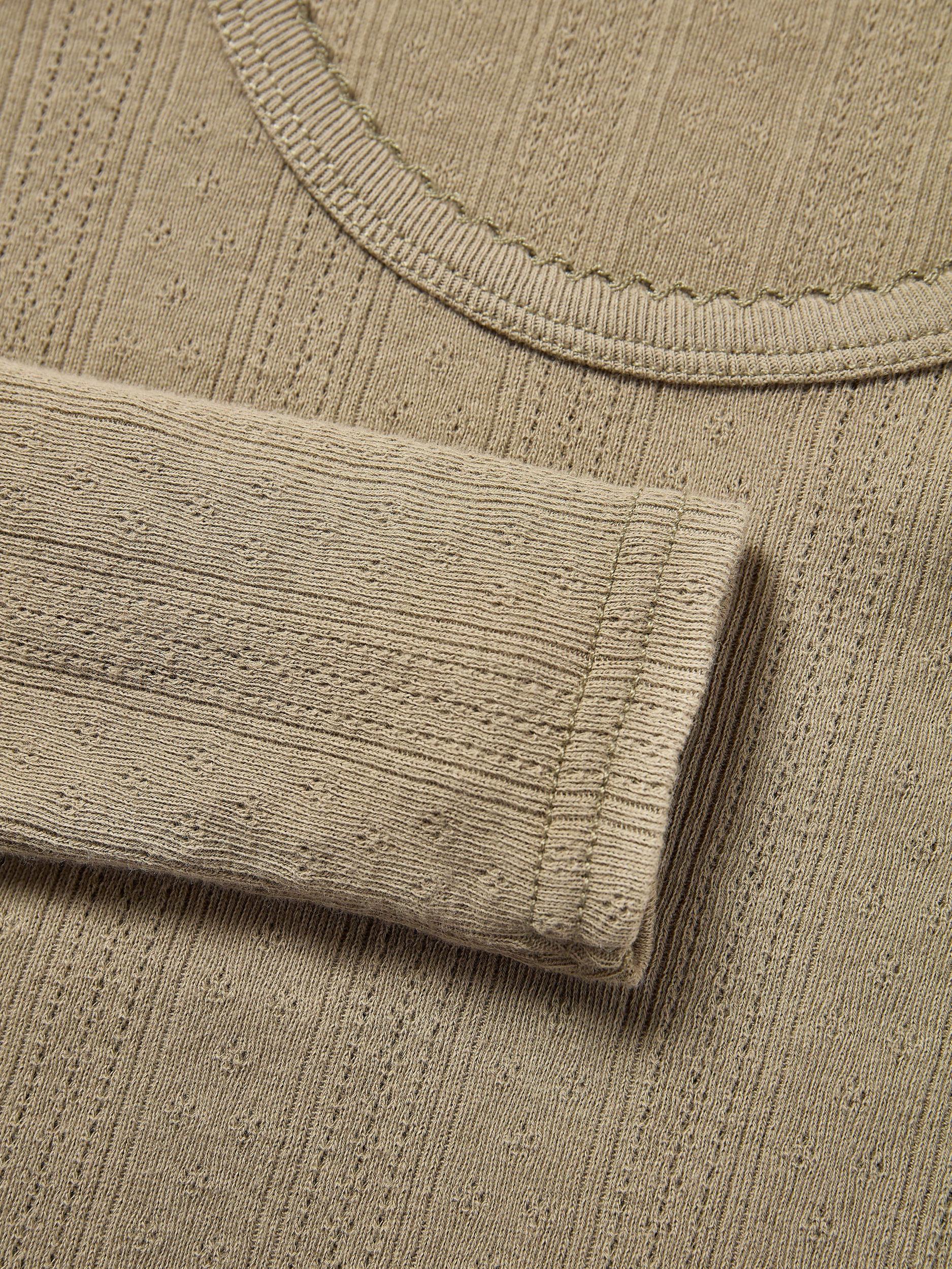 Pacific Pointelle Scoop Neck - Green Tea Female Product Image