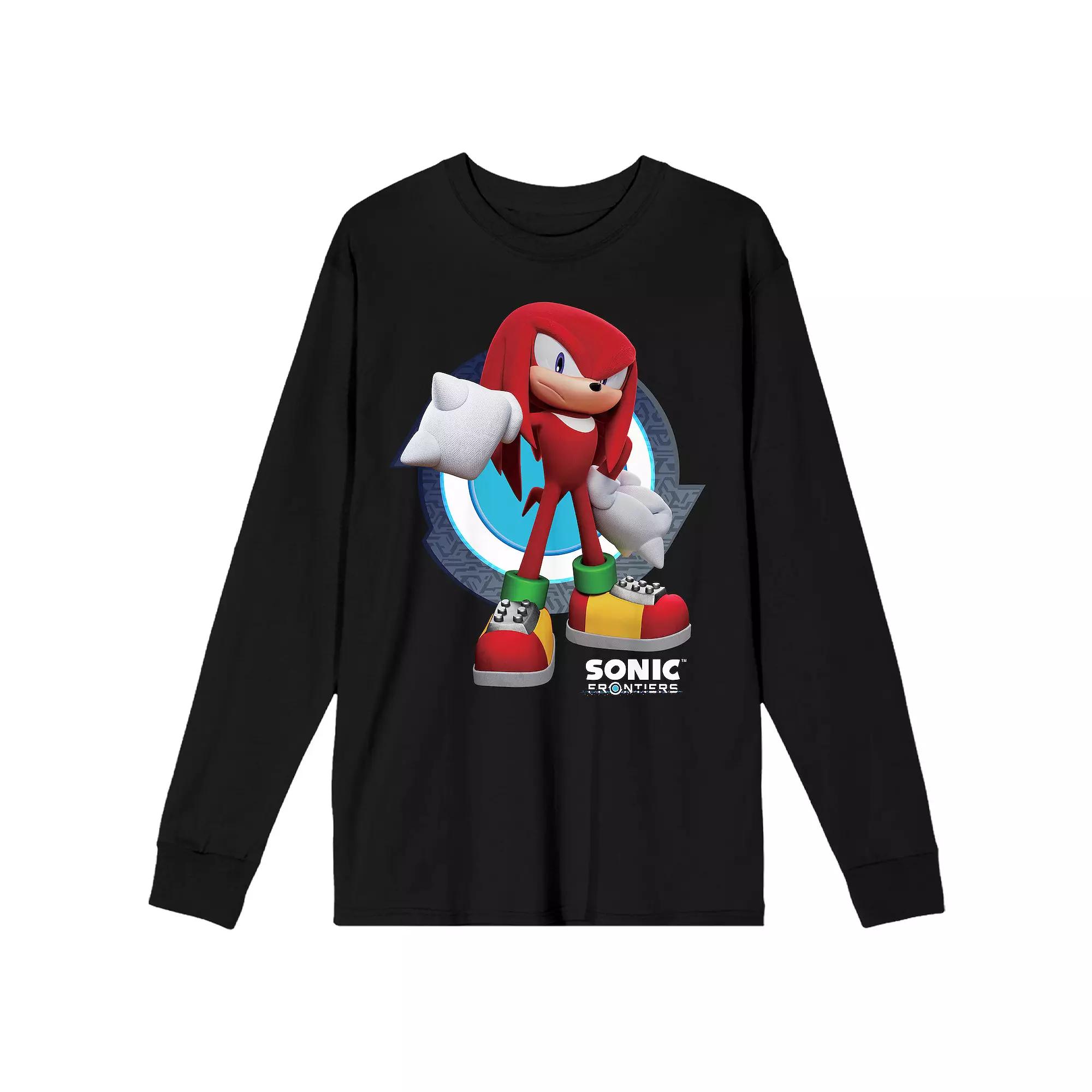 Men's Nintendo Sonic Frontiers Knuckles Graphic Tee, Size: Small, Black Product Image