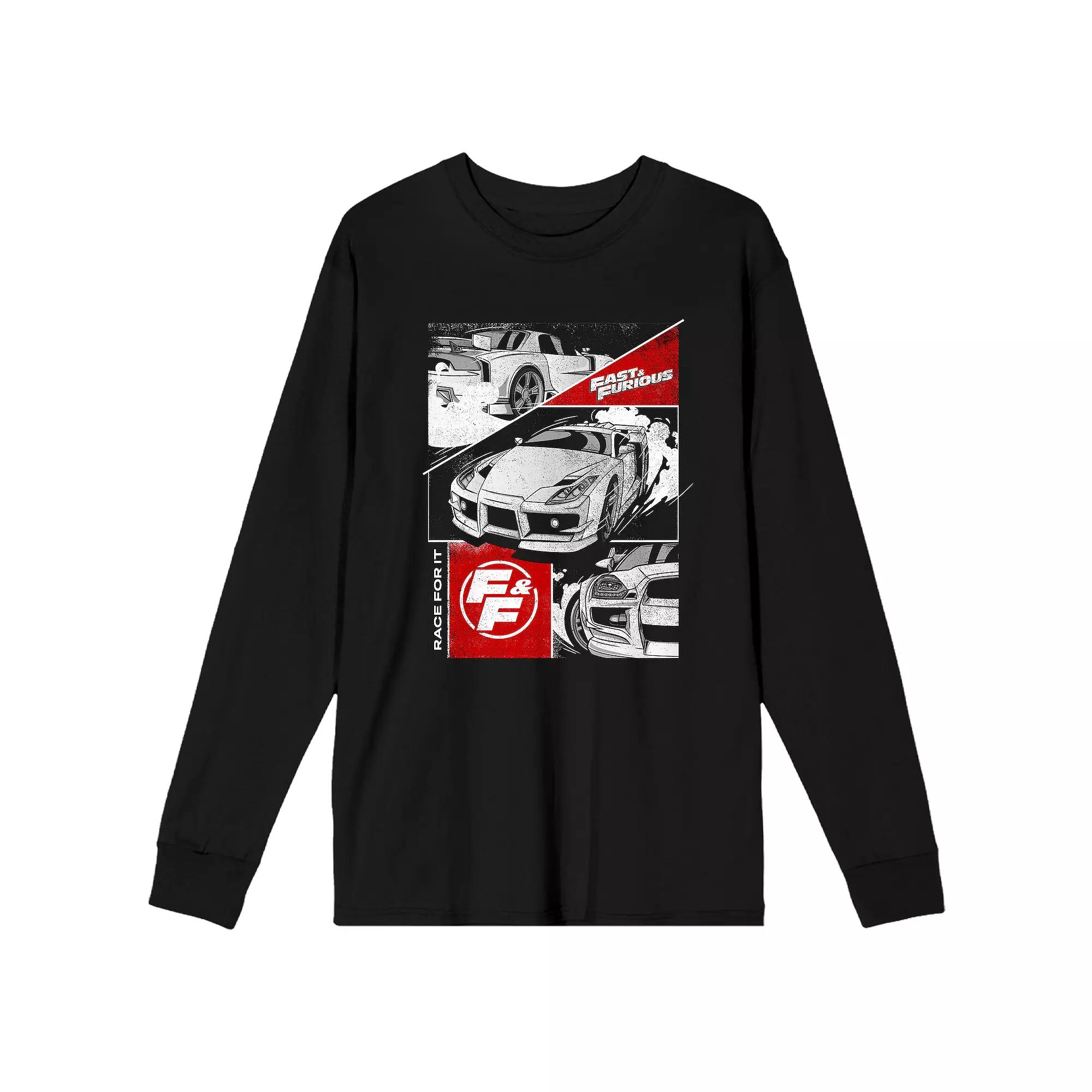 Men's The Fast And The Furious Race For It Long Sleeve Tee,  Product Image
