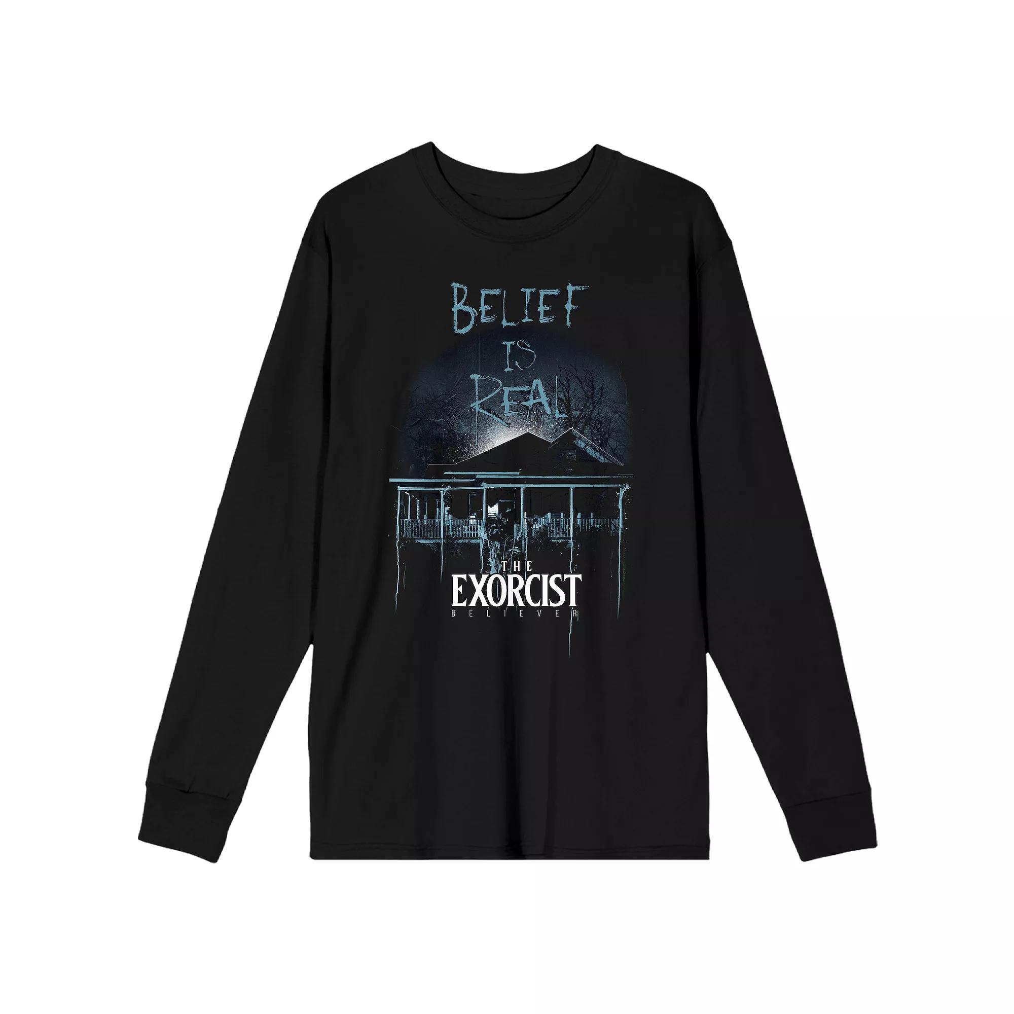 Men's The Exorcist Believer Horror Long Sleeve Tee,  Product Image